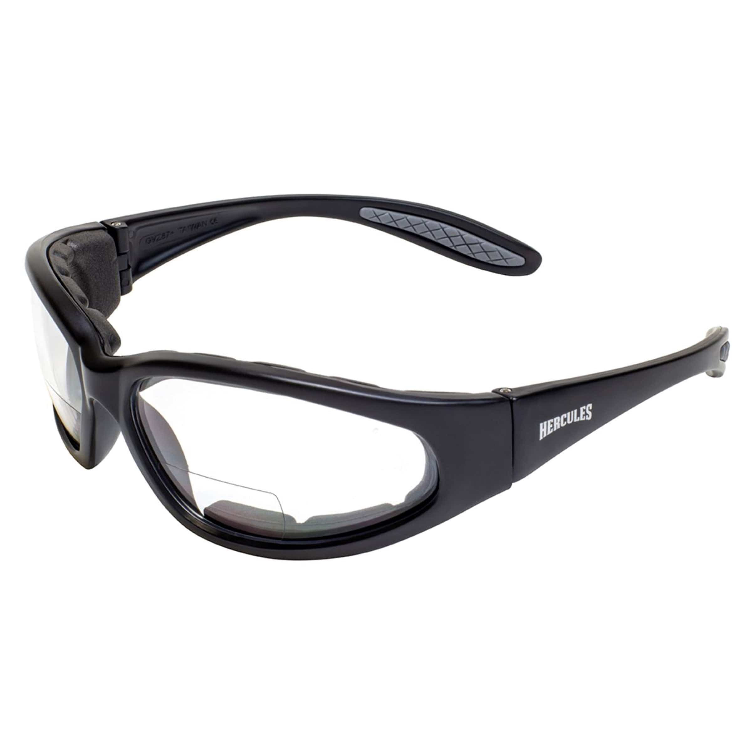 Hercules +2.00 Clear Anti-Fog Bifocal Safety Lenses - Image 1