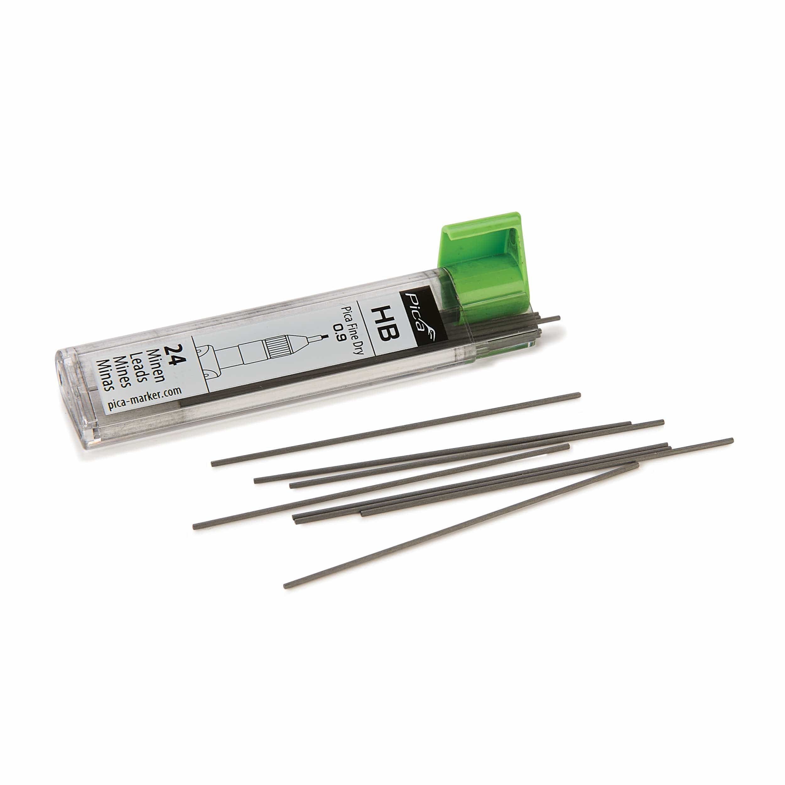 Lead Refill - 0.9 mm - Hard and Black - 24 Pieces - Image 1
