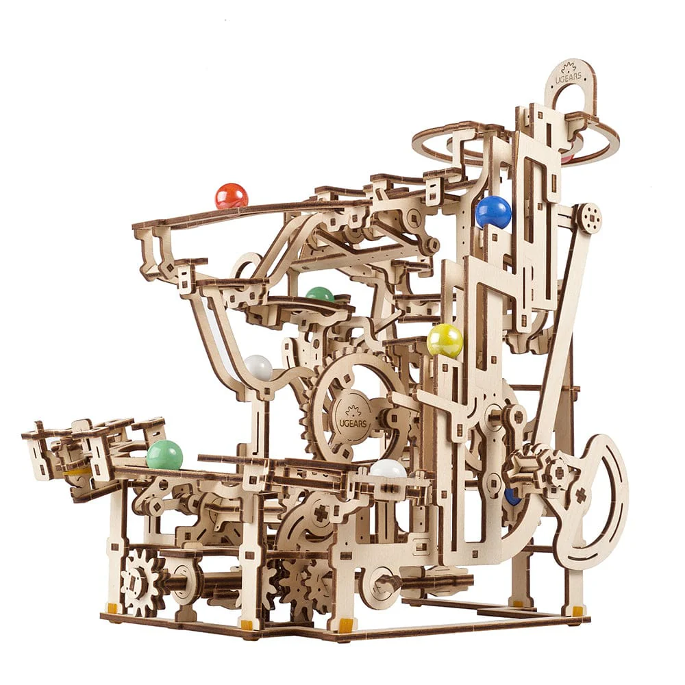 Marble Run Tiered Hoist Wooden Craft Kit - Image 1
