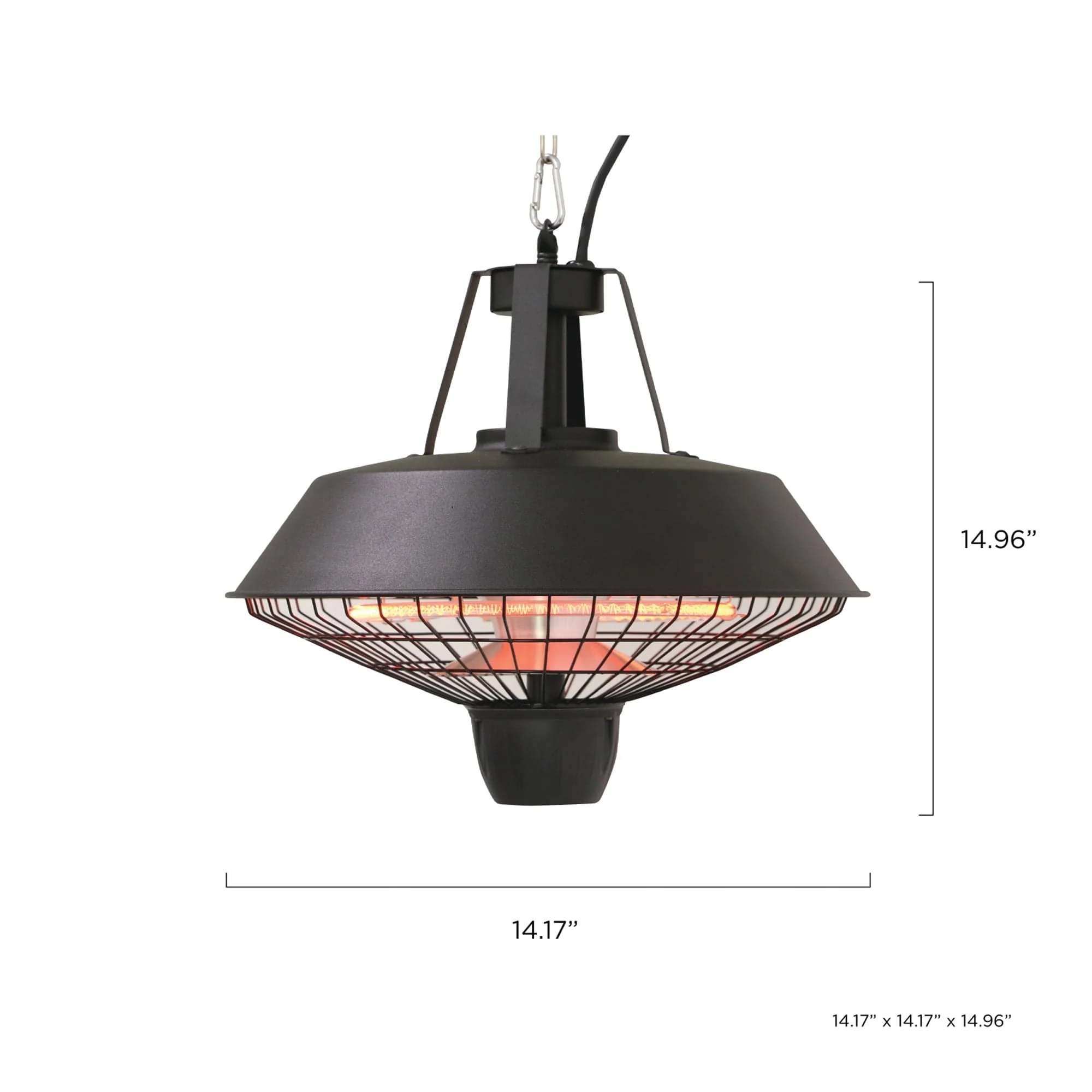 Infrared Electric Retro Style Outdoor Heater - Hanging - Image 2