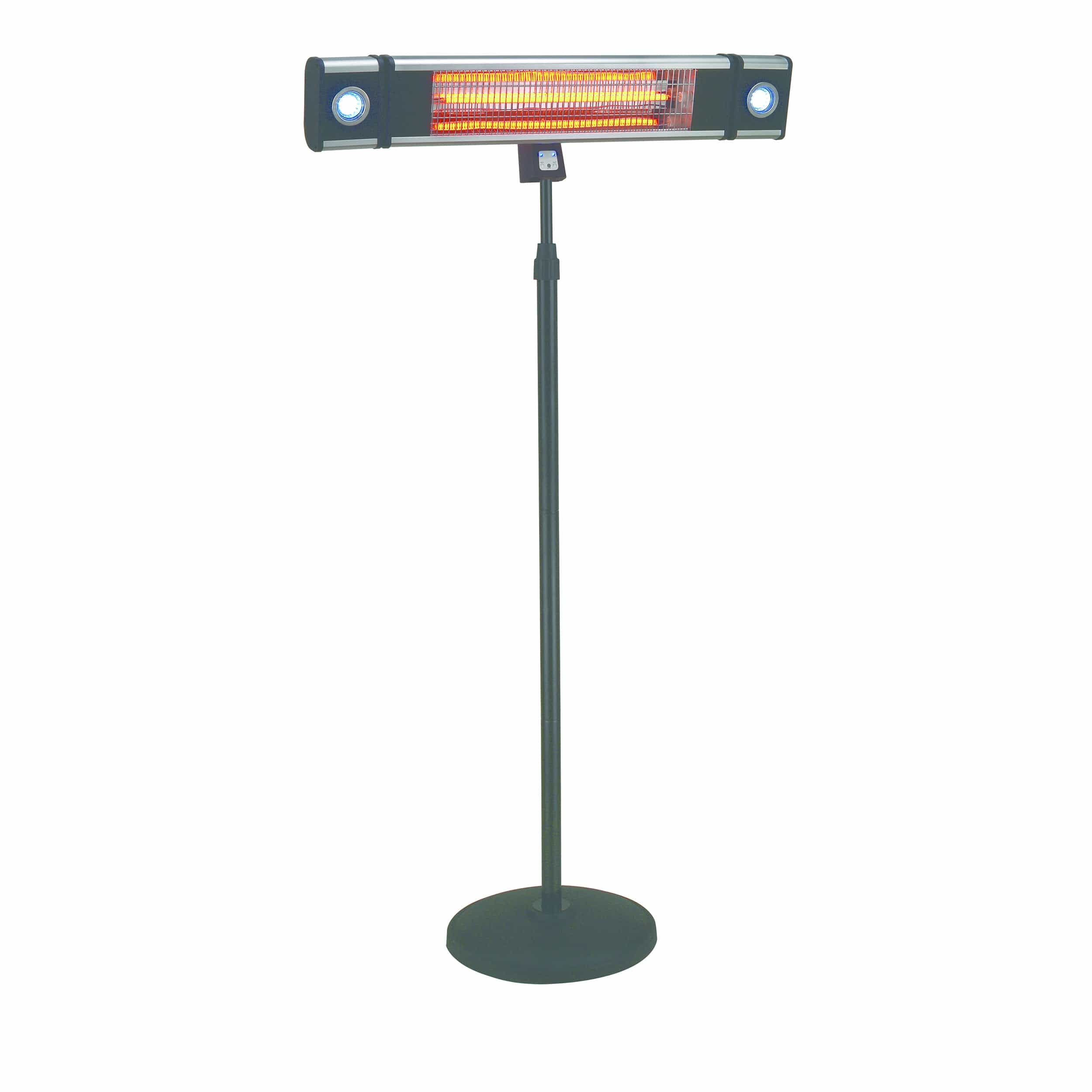 EnerG+ Infrared Electric Outdoor Heater – Freestanding With LED & Remote