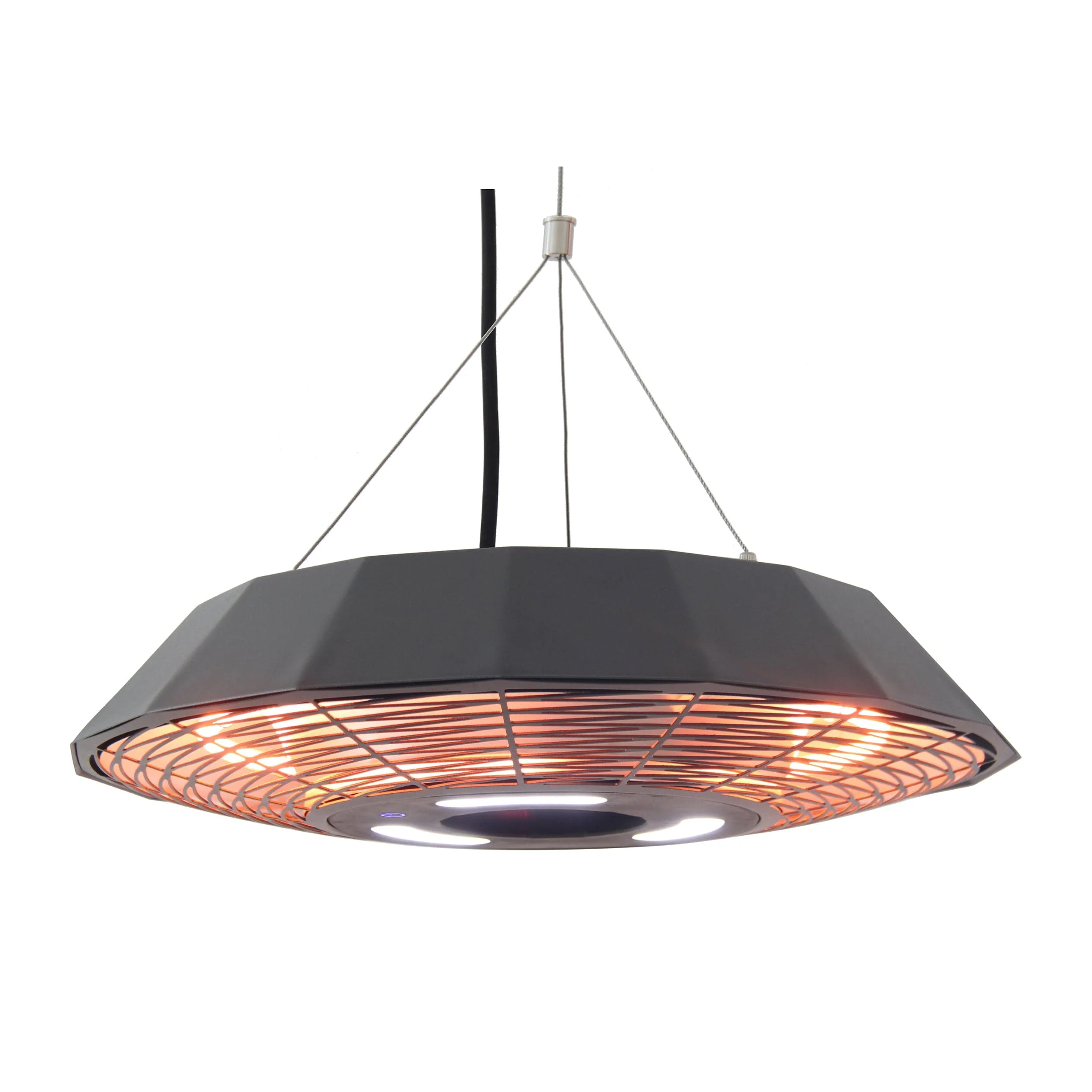 Infrared Electric Outdoor Heater – Hanging with Remote – LED