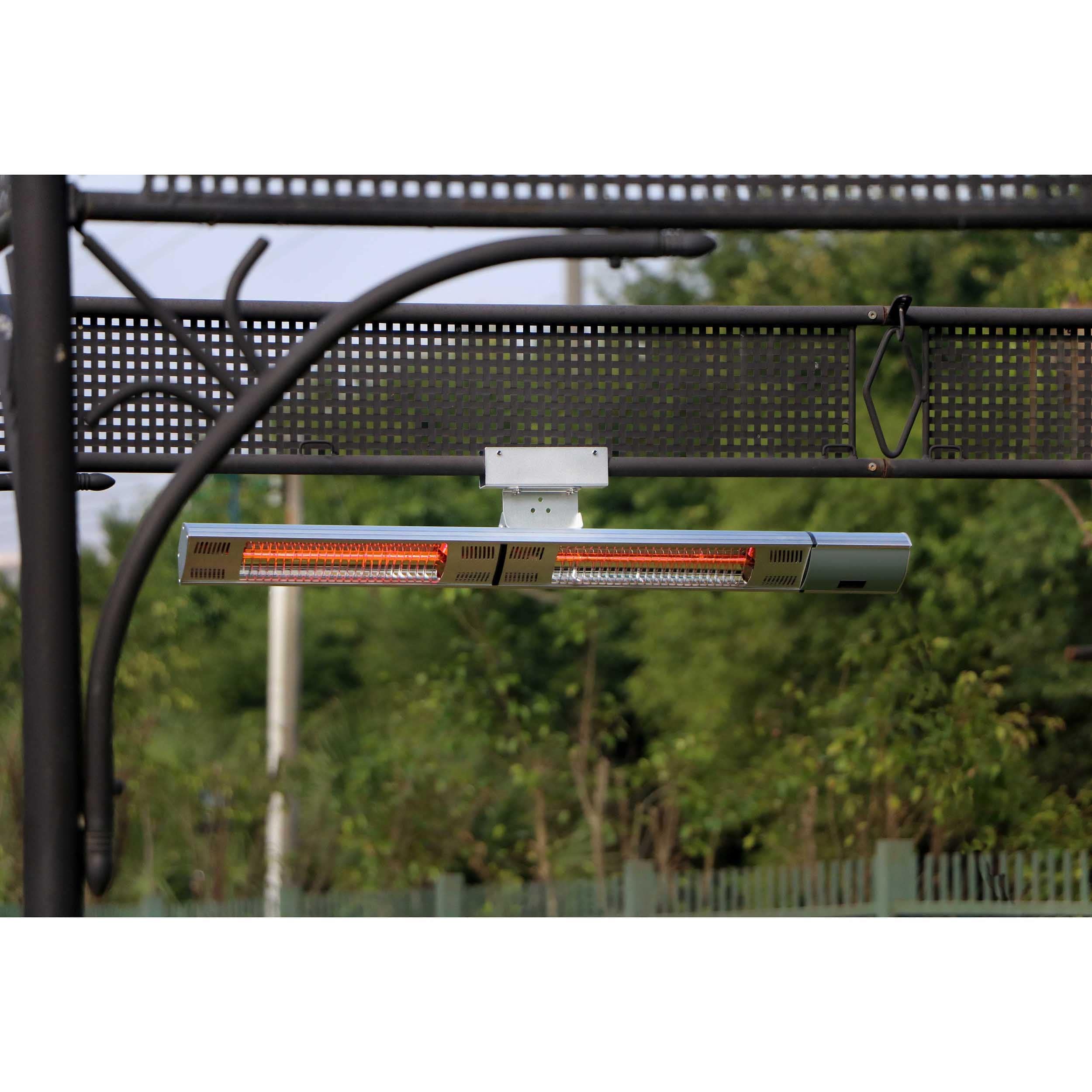 EnerG+ 240V Infrared Electric Outdoor Heater - Wall Mounted with Remote - Image 2