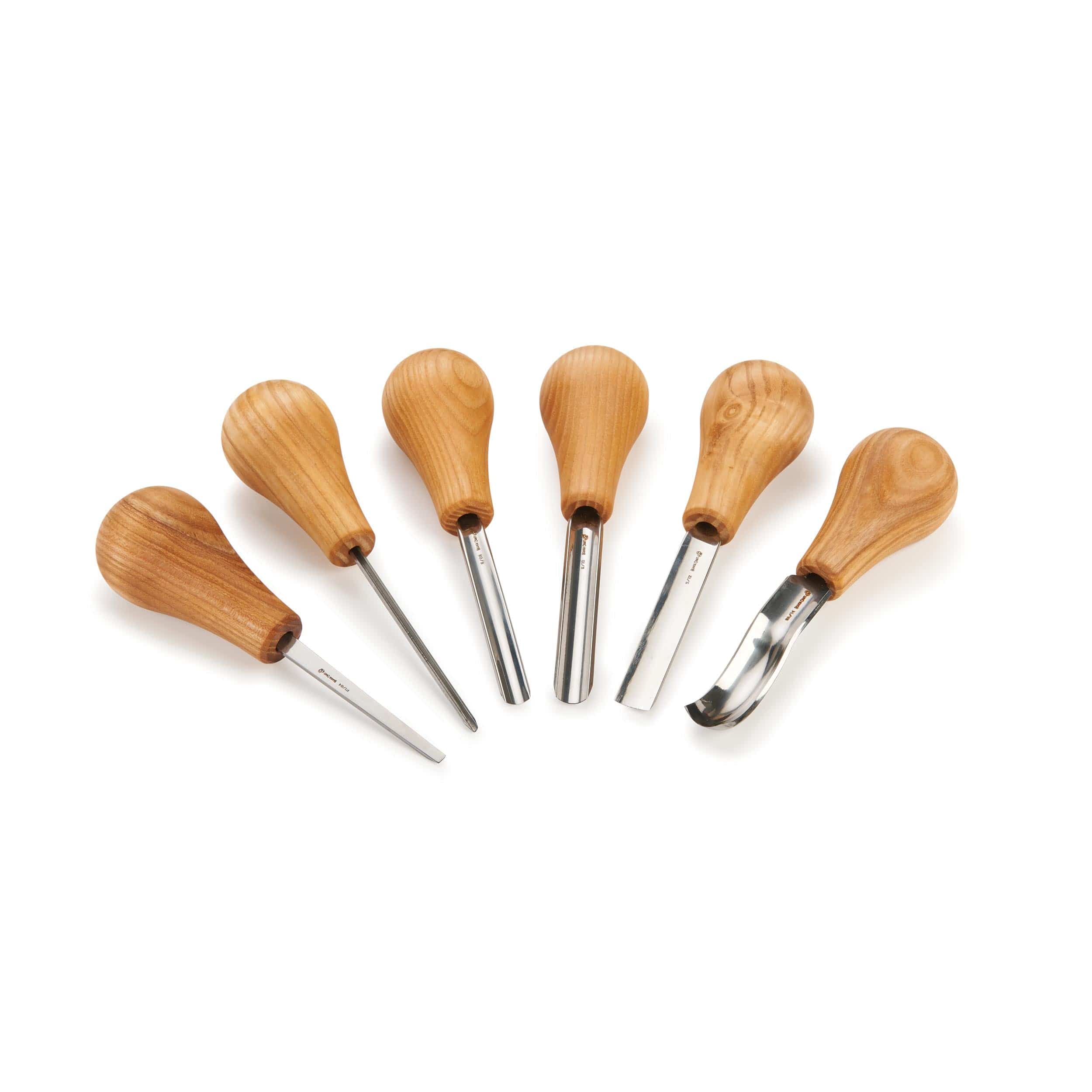 Wood Carving Palm Chisels - 6 Piece - Image 1