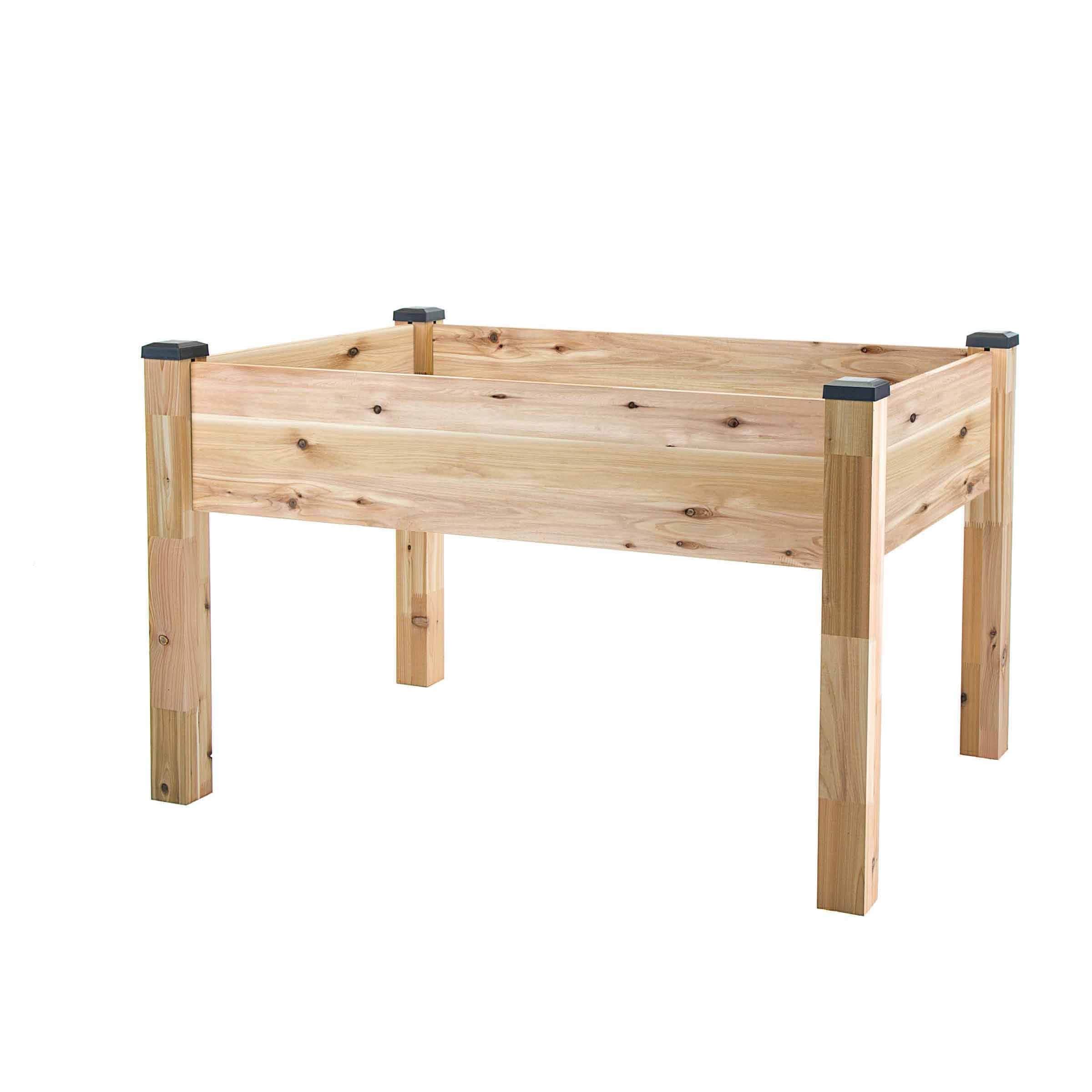 Elevated Cedar Planter 34″ X 49″ X 30″H