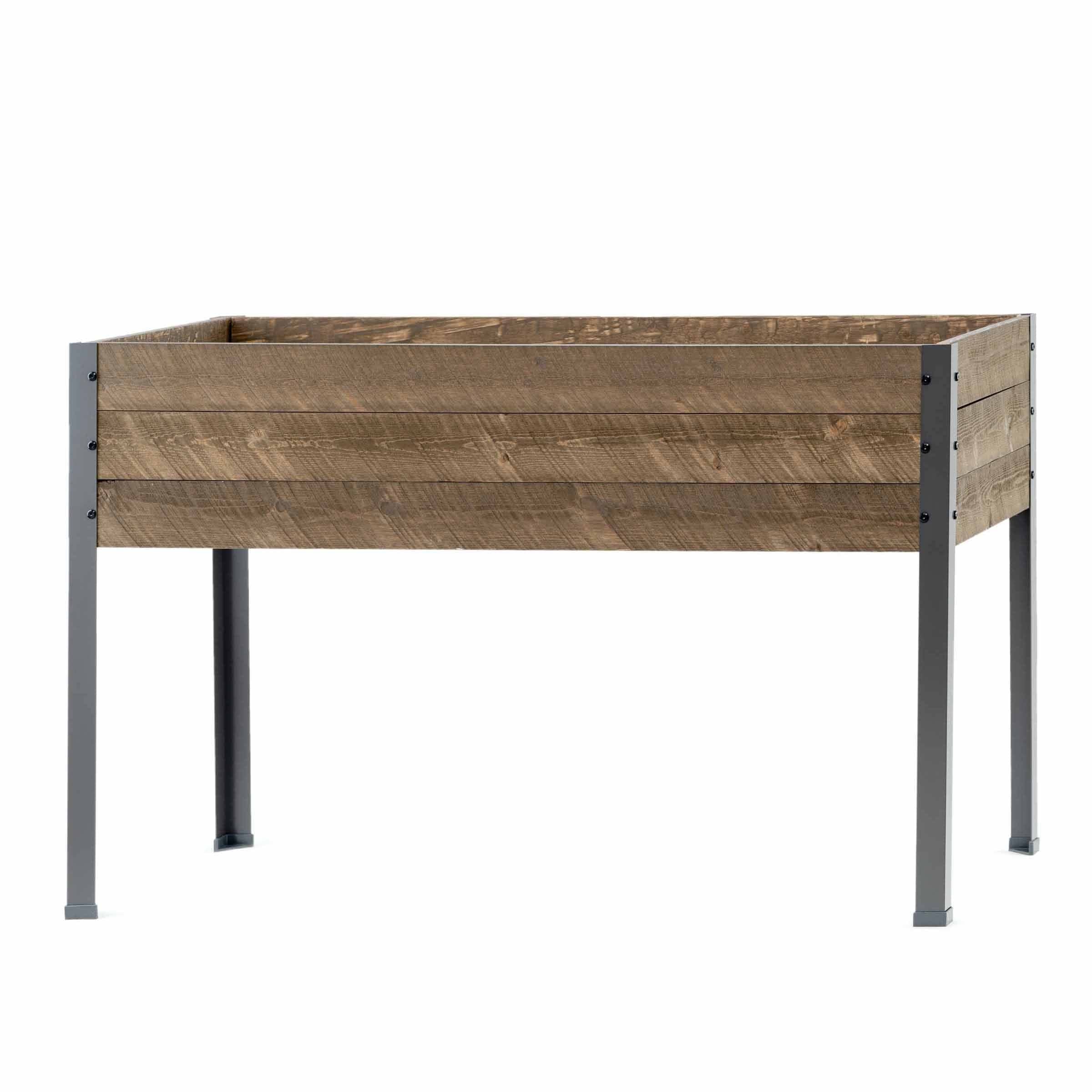 Elevated Planter 21" X 47" X 30"H Brown - Image 1