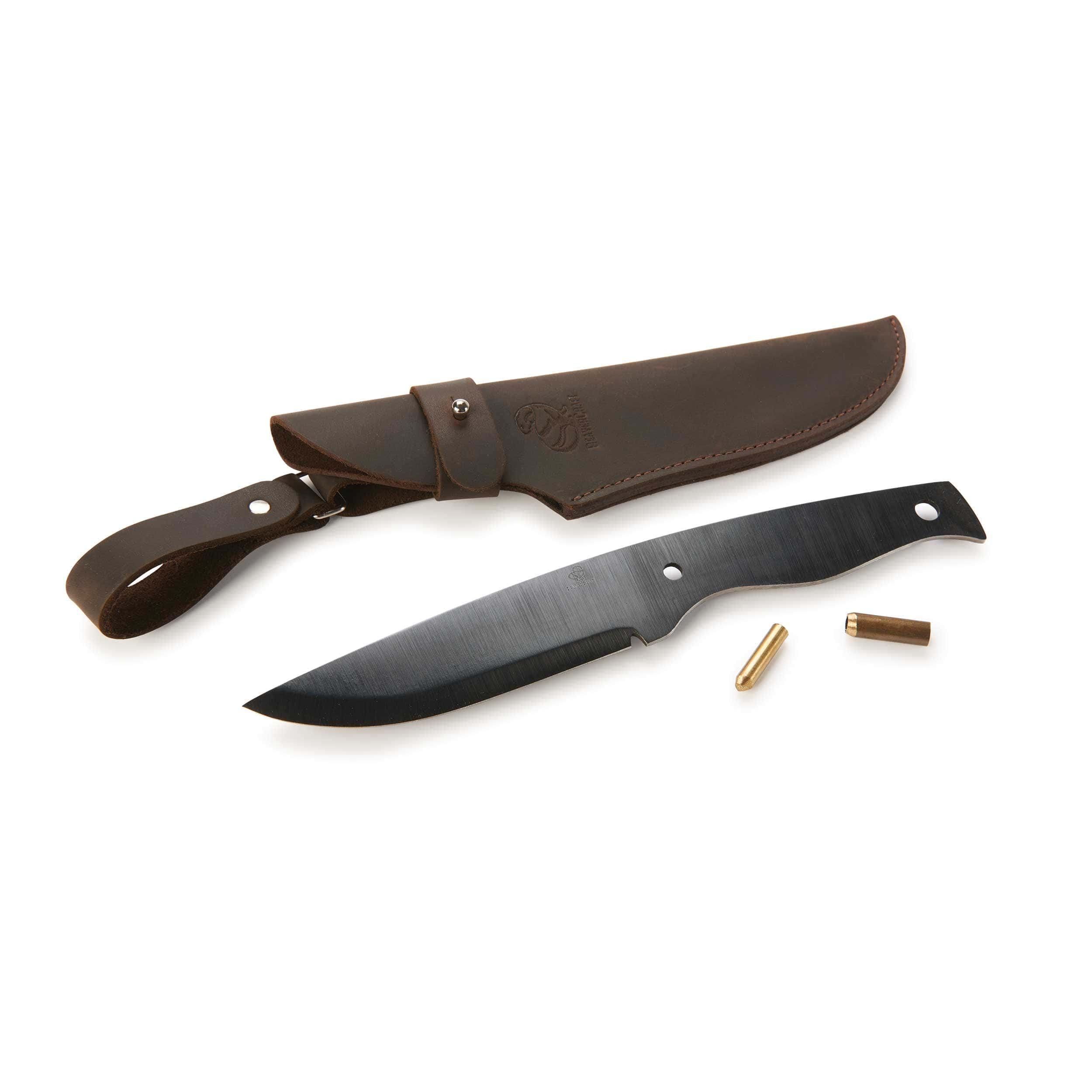 Nightfall Fixed Blade Bushcraft Knife for Hunting and Fishing – 9-5/8″ – Unfinished Kit