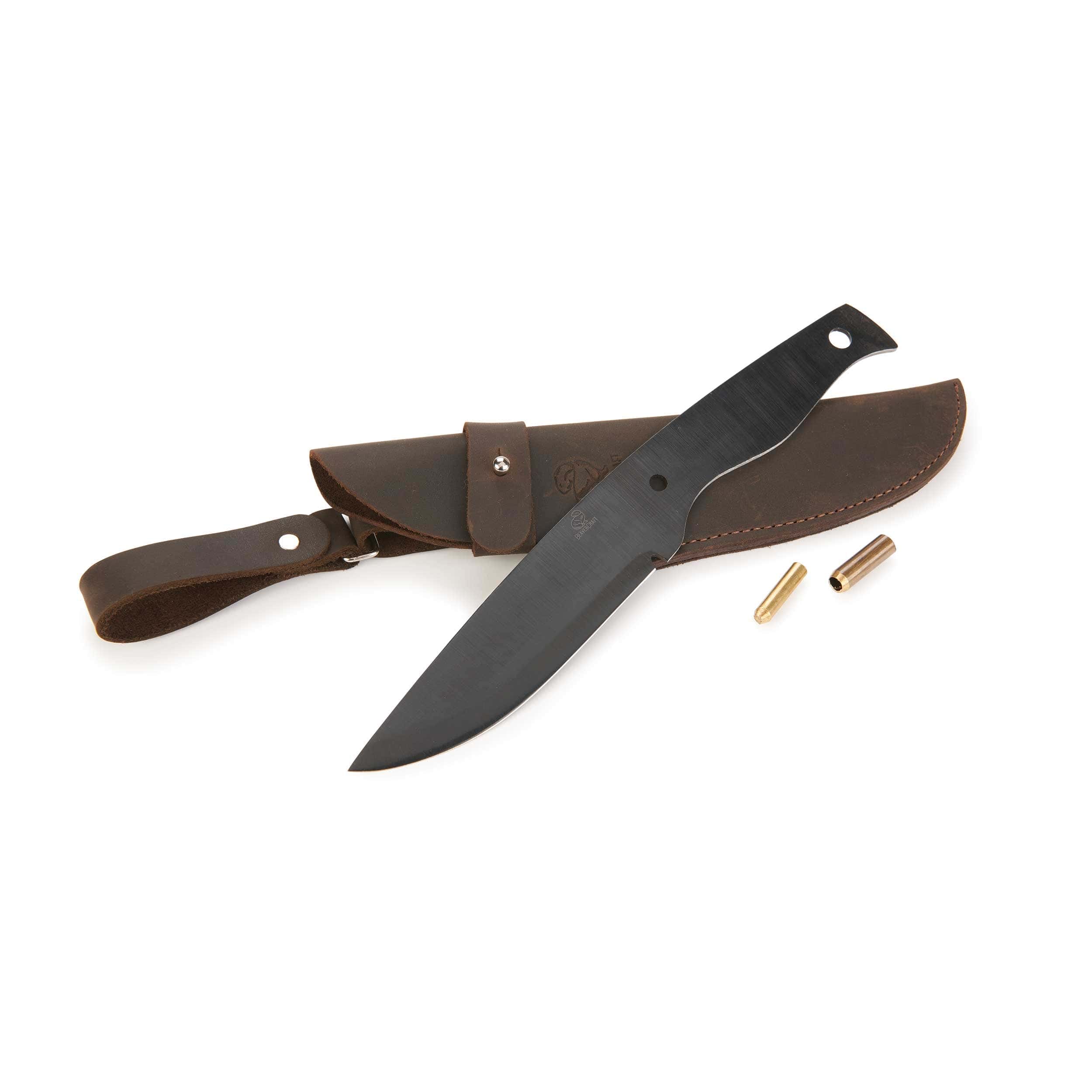 Nightfall Fixed Blade Bushcraft Knife for Hunting and Fishing - 9-5/8" - Unfinished Kit - Image 2
