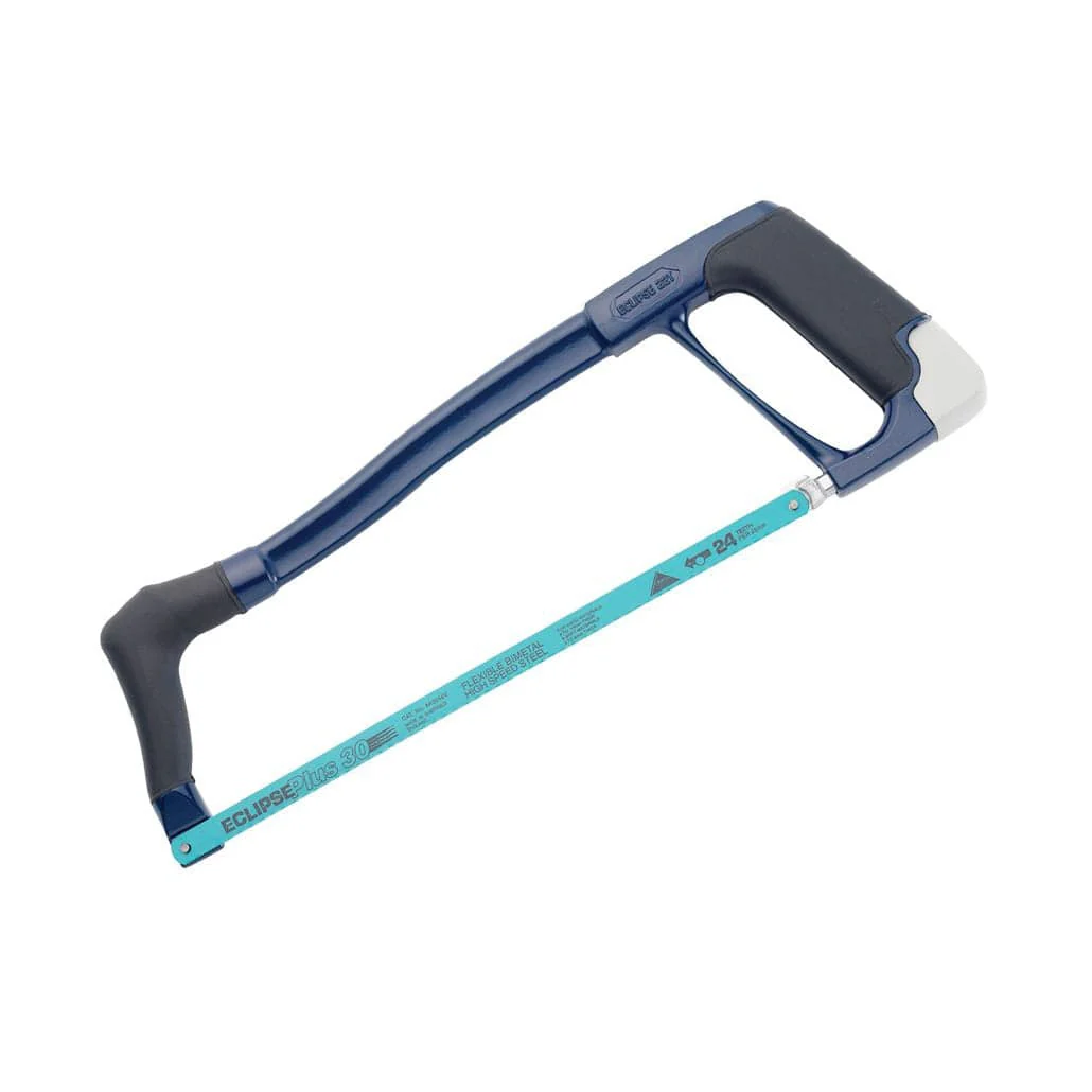16″ Comfort Handle Hacksaw with Shatterproof BiMetal 24 TPI Blade