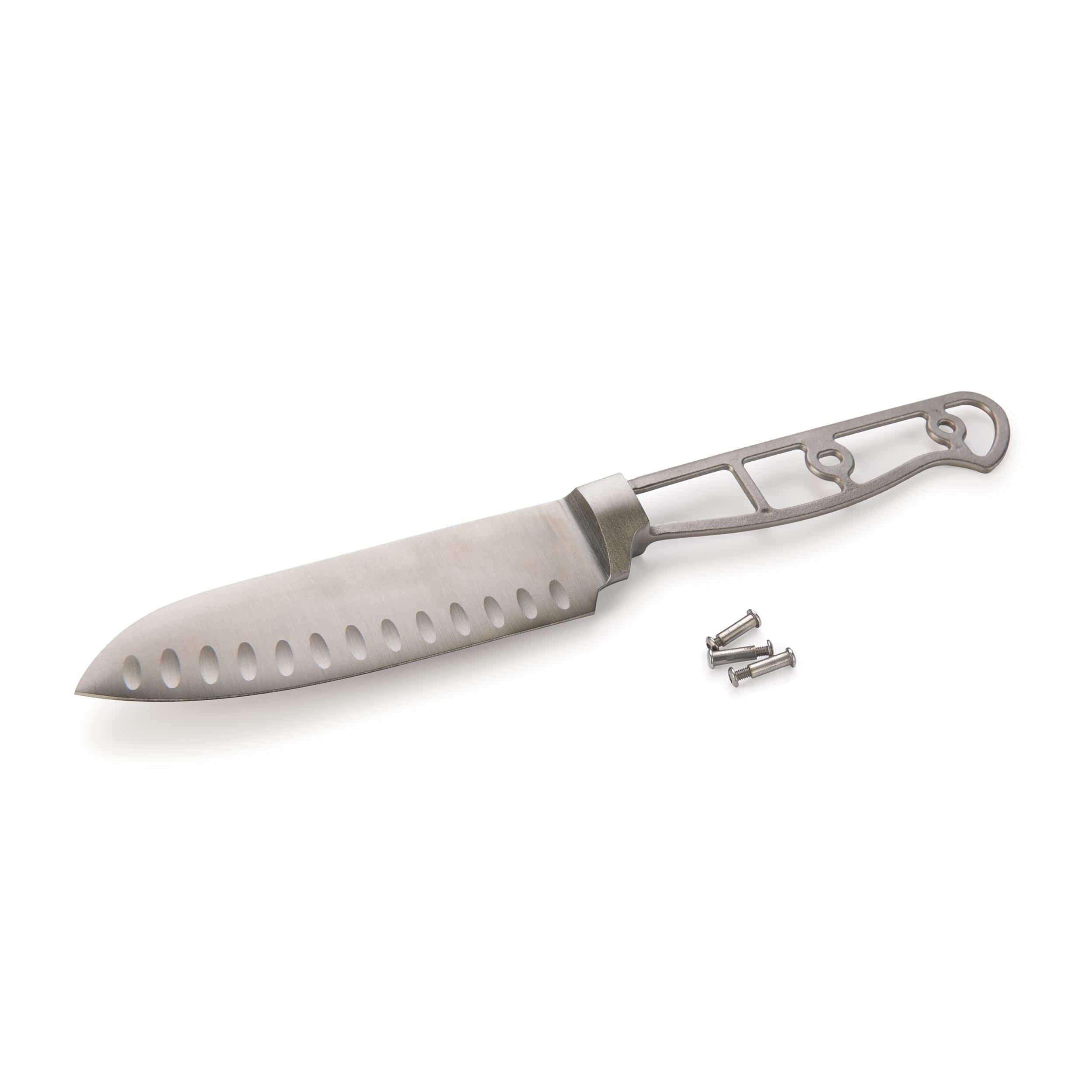 Santoku Knife for Mincing Slicing and Dicing Vegetables – 10-3/4″ – 4116 Stainless Steel – Unfinished Kit