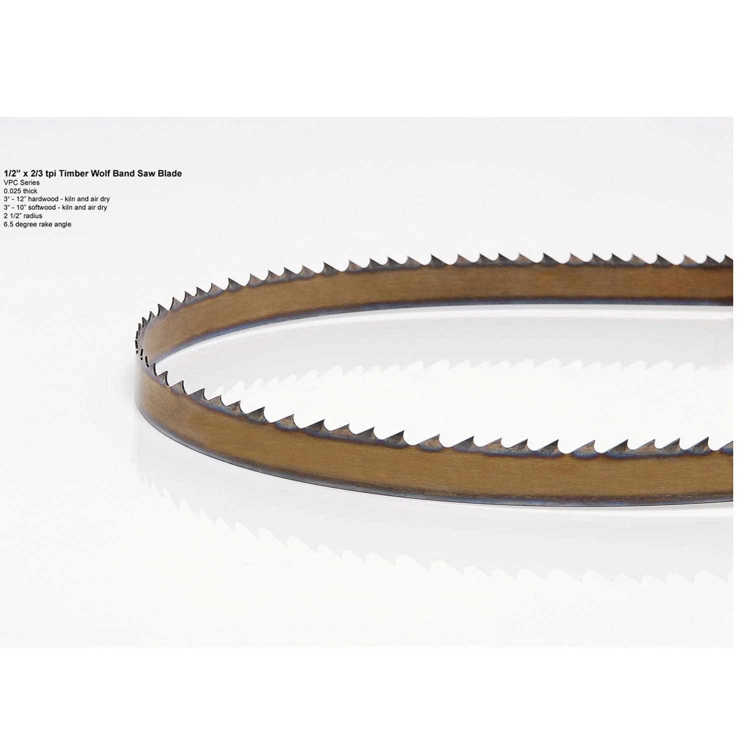 Bandsaw Blade - 131-1/2" x 1" x .035" x 2 TPI  - Positive Claw - Image 1