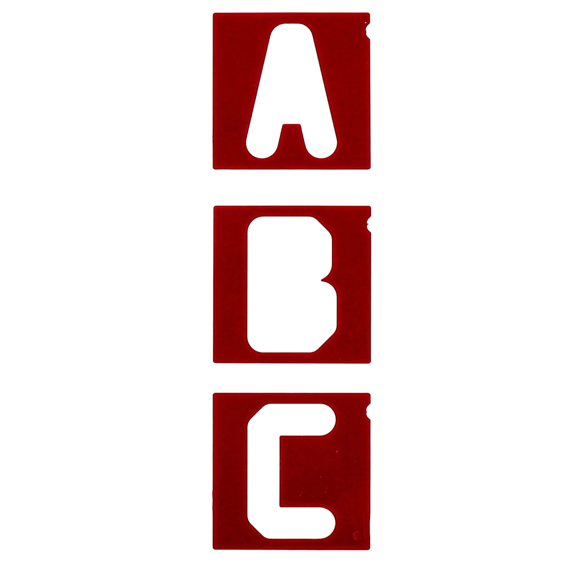 1-1/2″ and 2-1/2″ Vertical Letters Set for Sign Making Jigs 64pc