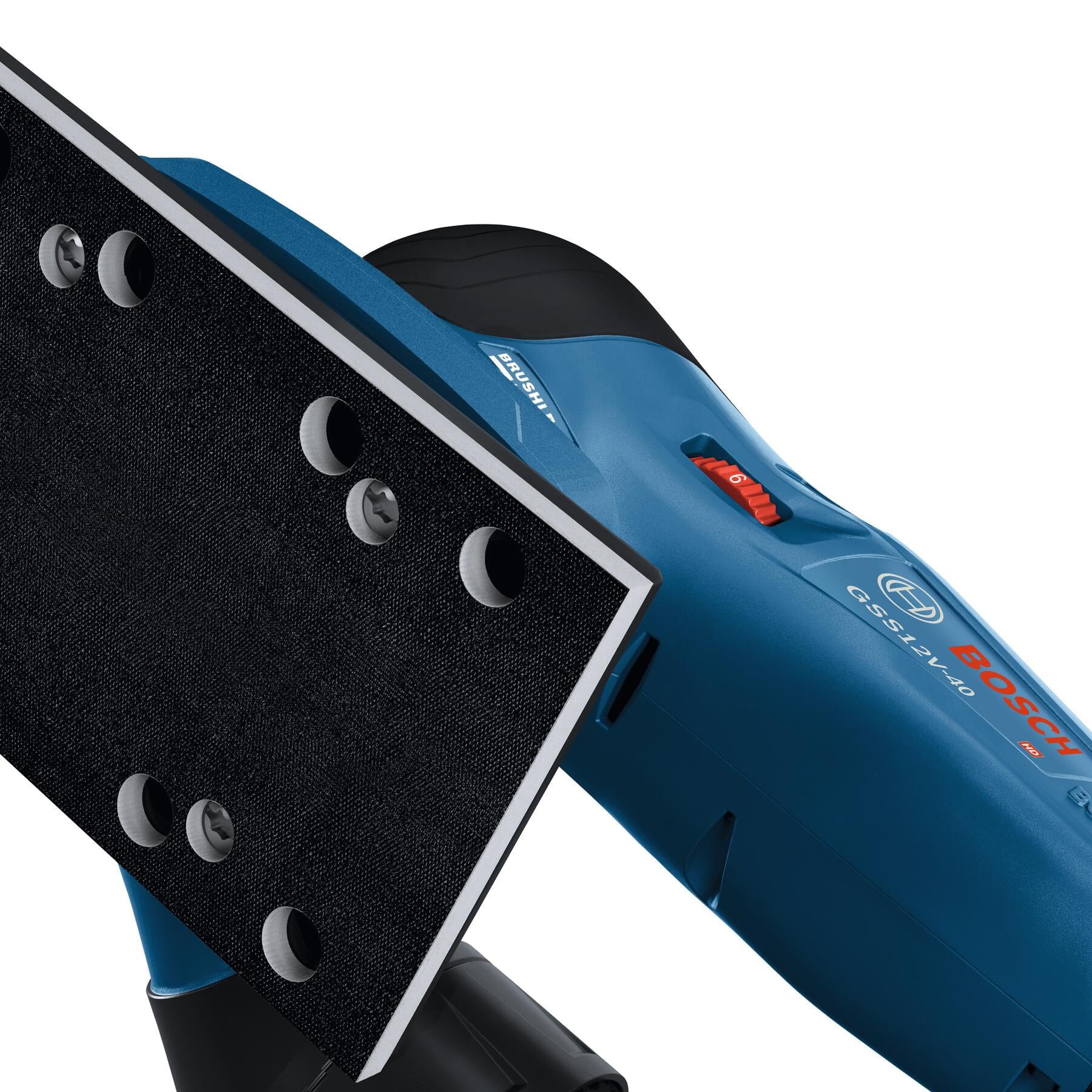 12V Brushless 1/4-Sheet Orbital Finishing Sander - Tool Only - Image 2