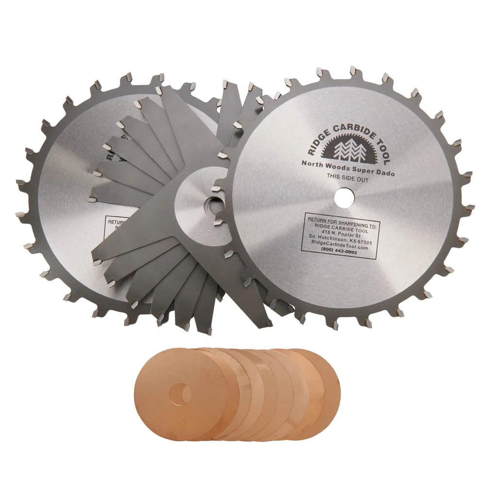 Super Stack Dado Set - 8" x 5/8" Bore x 24T - Image 1