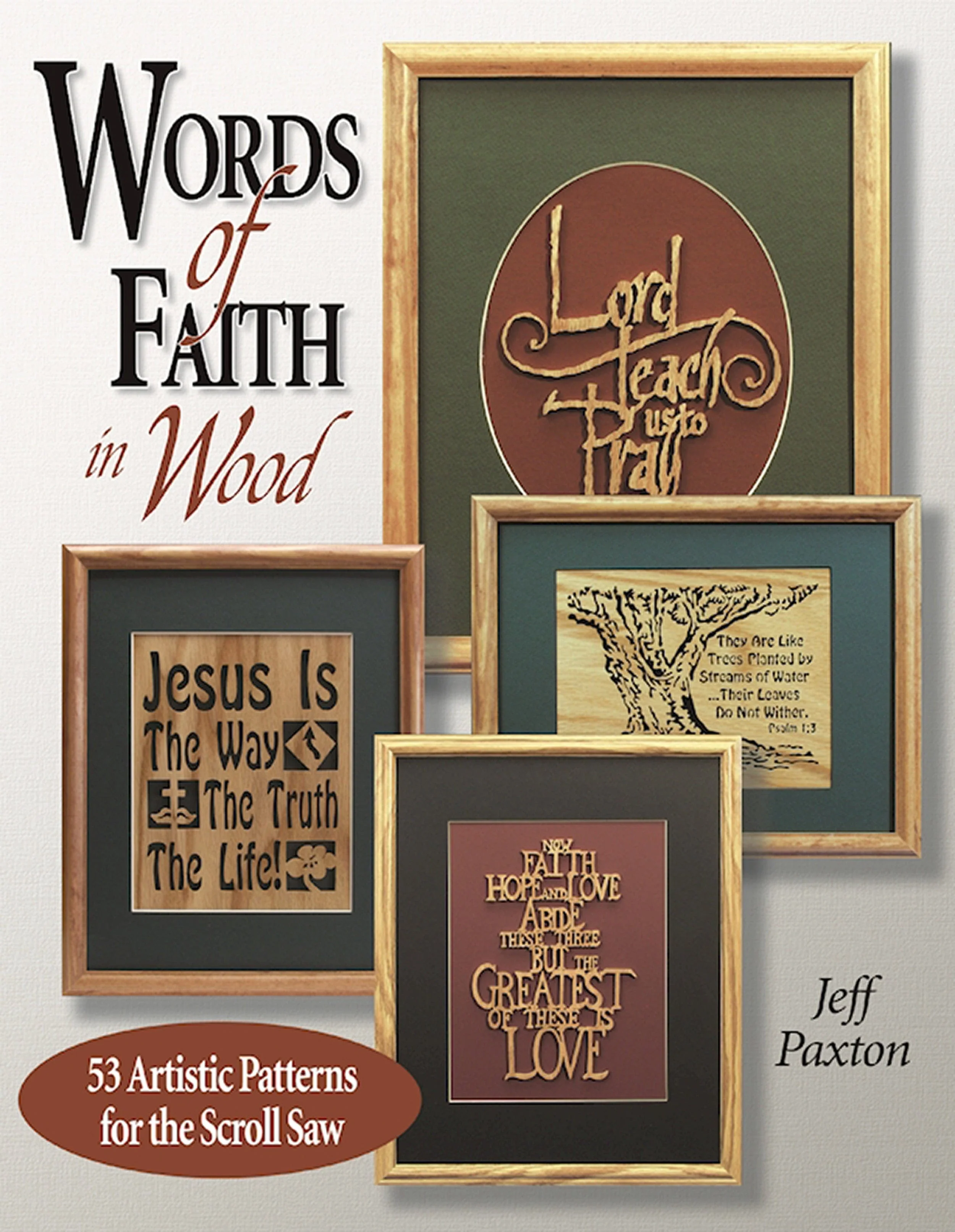 Words of Faith in Wood - Image 1