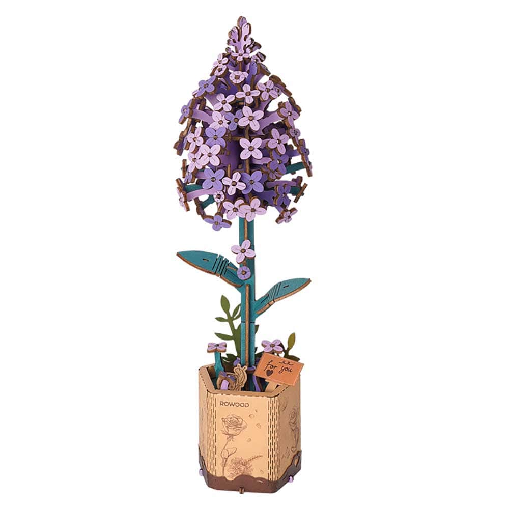 Lilac 3D Wood Puzzle Kit - Image 1