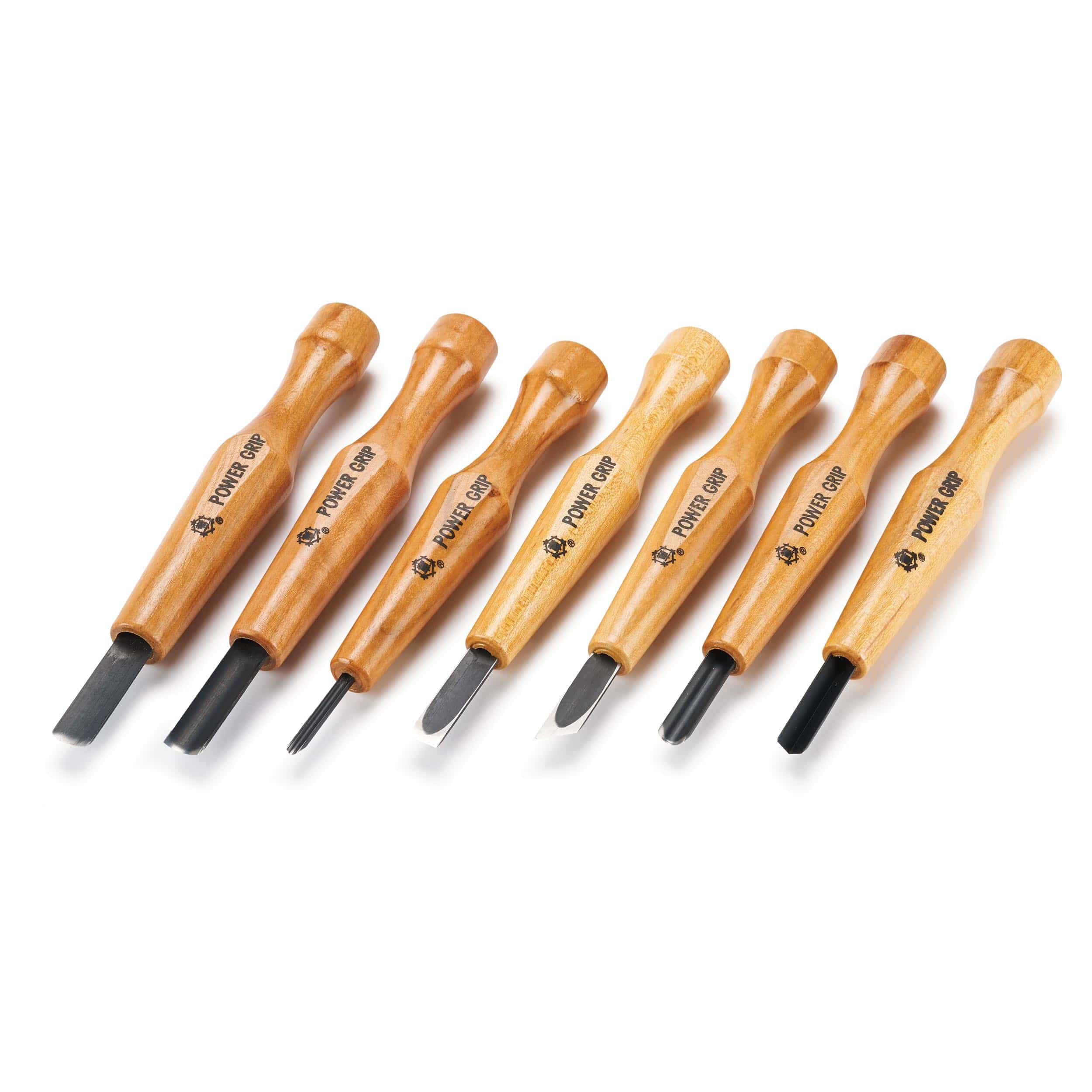 Full Size Power Grip Carving Tool Set – 7 Piece