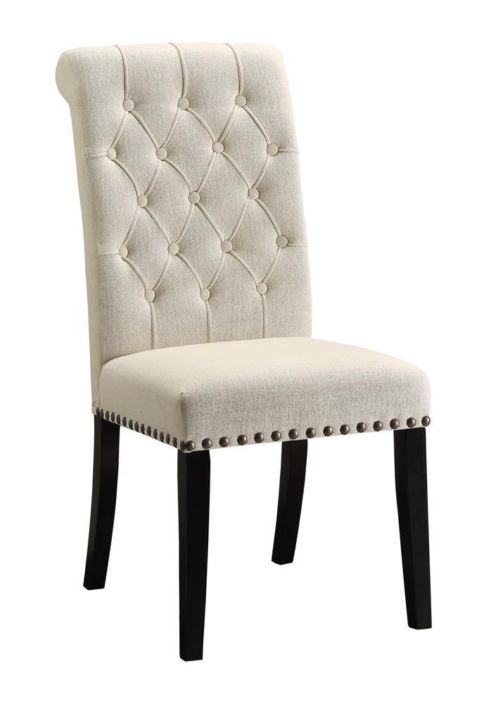 Mapleton Tufted Back Upholstered Side Chairs Beige (Set of 2) - Image 1