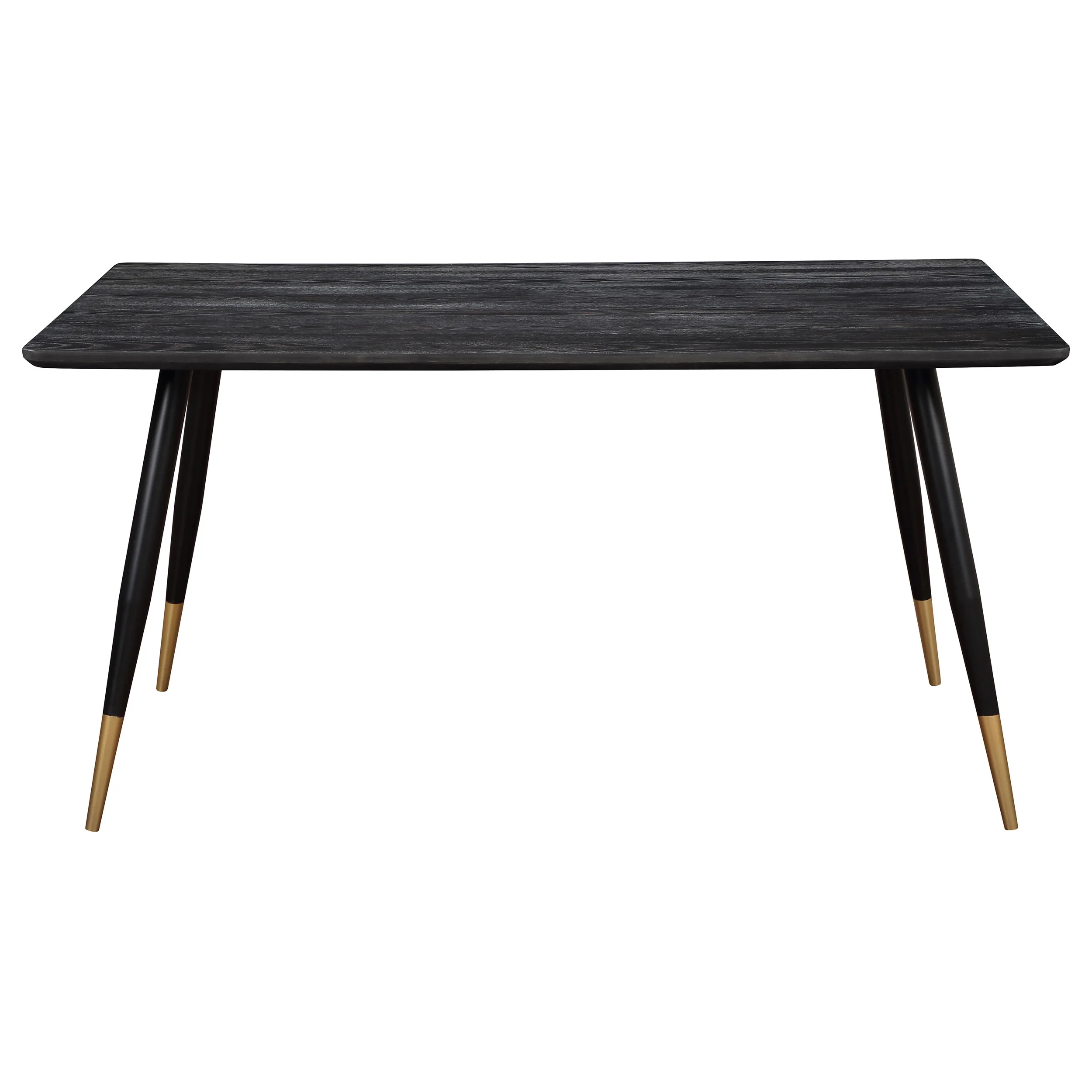 Zetta Black Rectangular 60-inch Wood Dining Room Set - Image 3