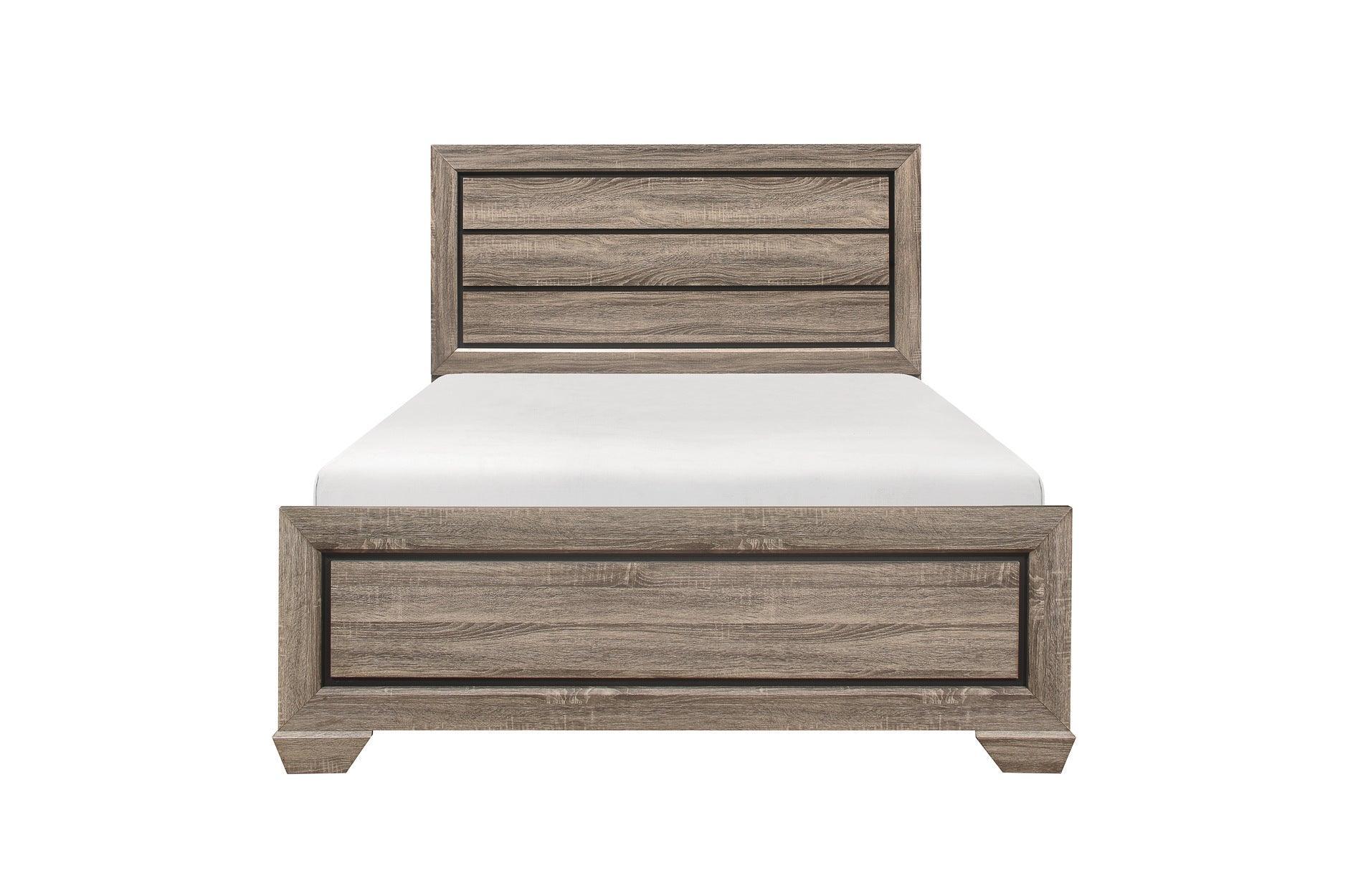 Beechnut Light Elm Panel Bedroom Set - Image 3