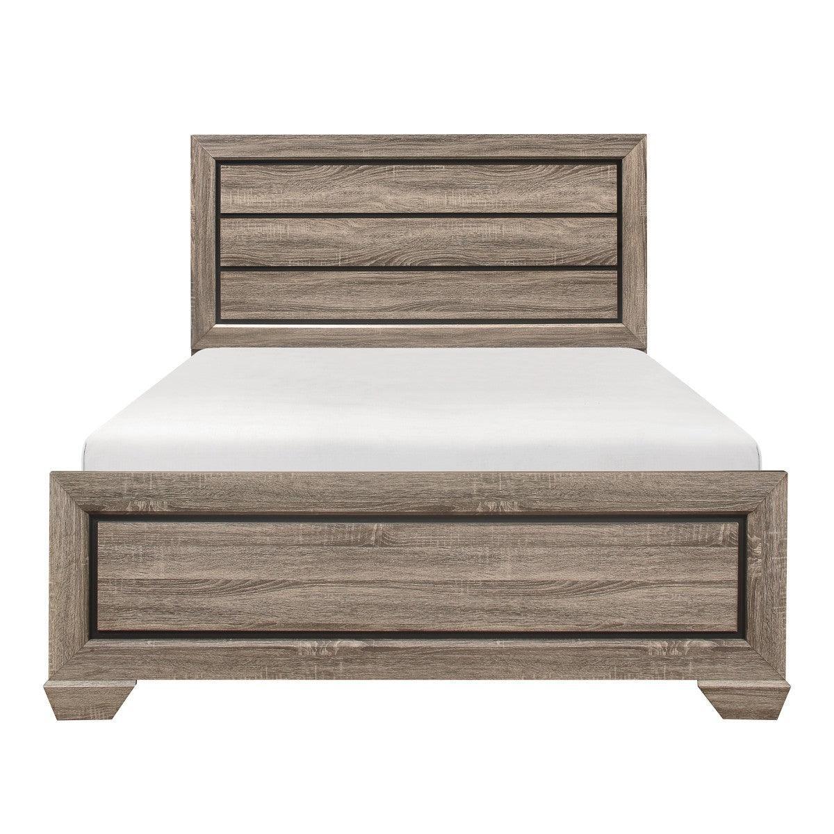 Beechnut Natural Panel Queen Bed