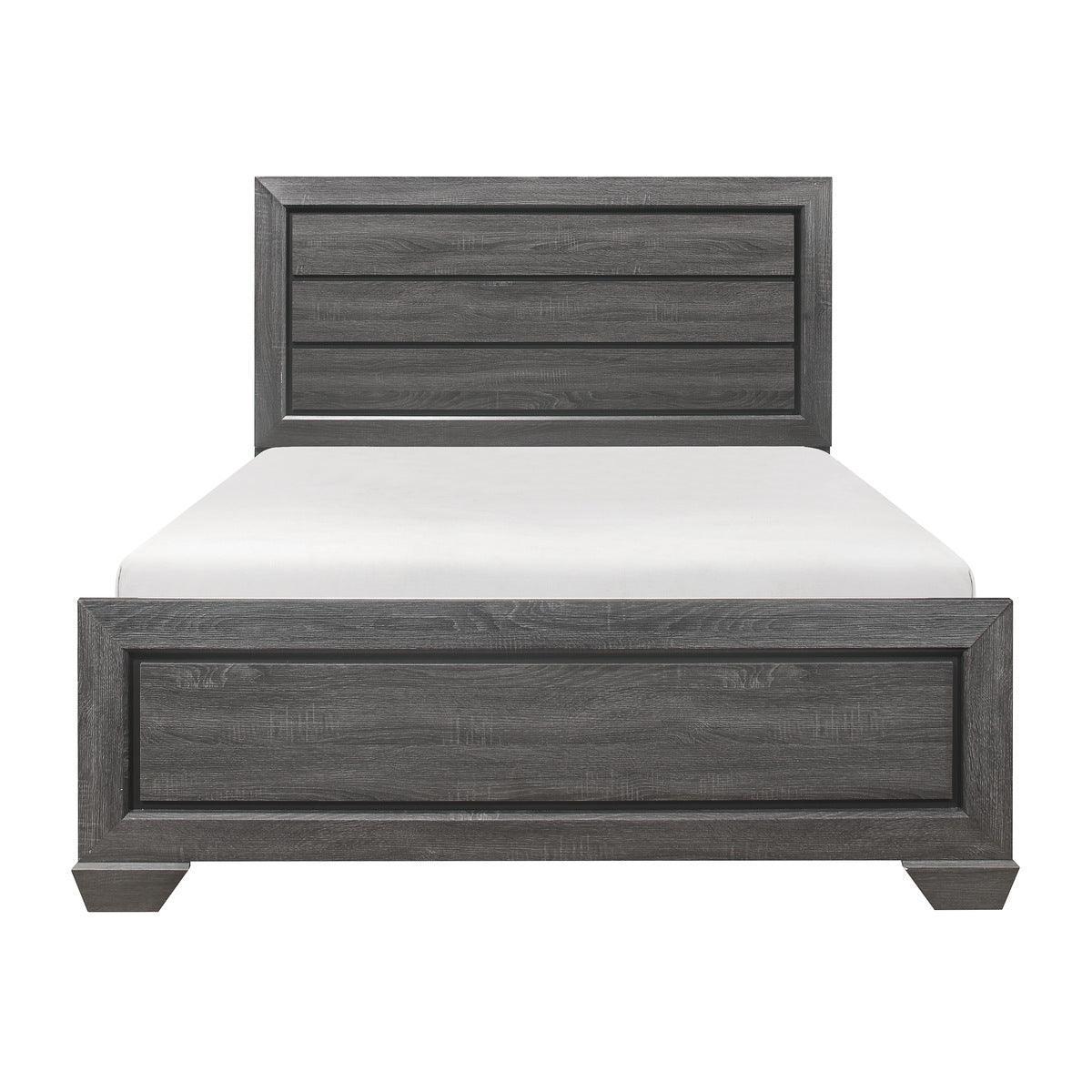 Beechnut Gray Panel Queen Bed
