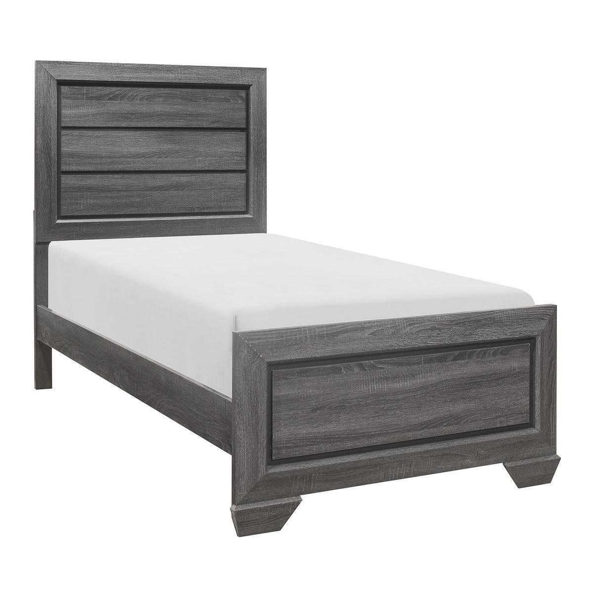 Beechnut Gray Panel Twin Bed - Image 2