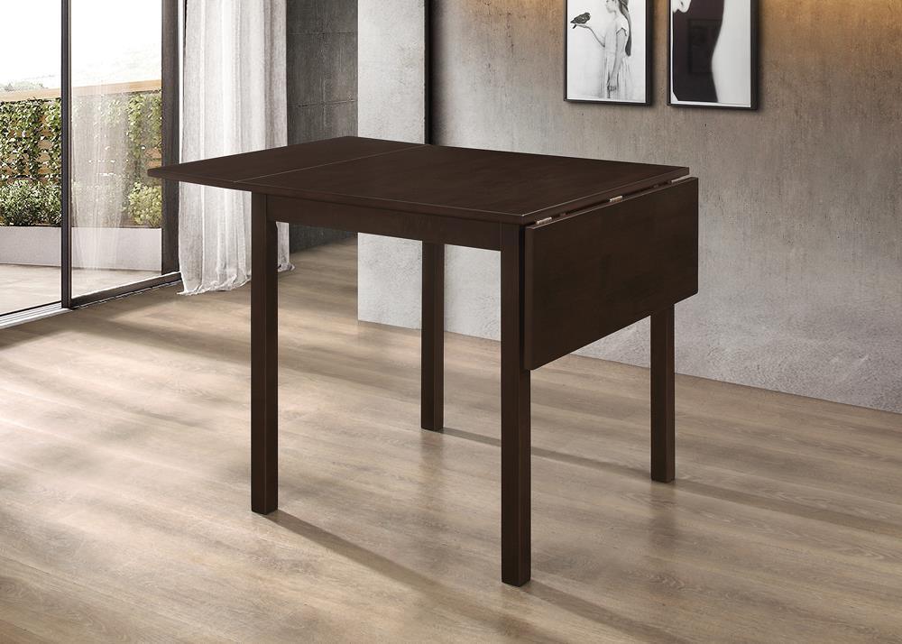 Kelso Rectangular Dining Table With Drop Leaf Cappuccino - Image 2
