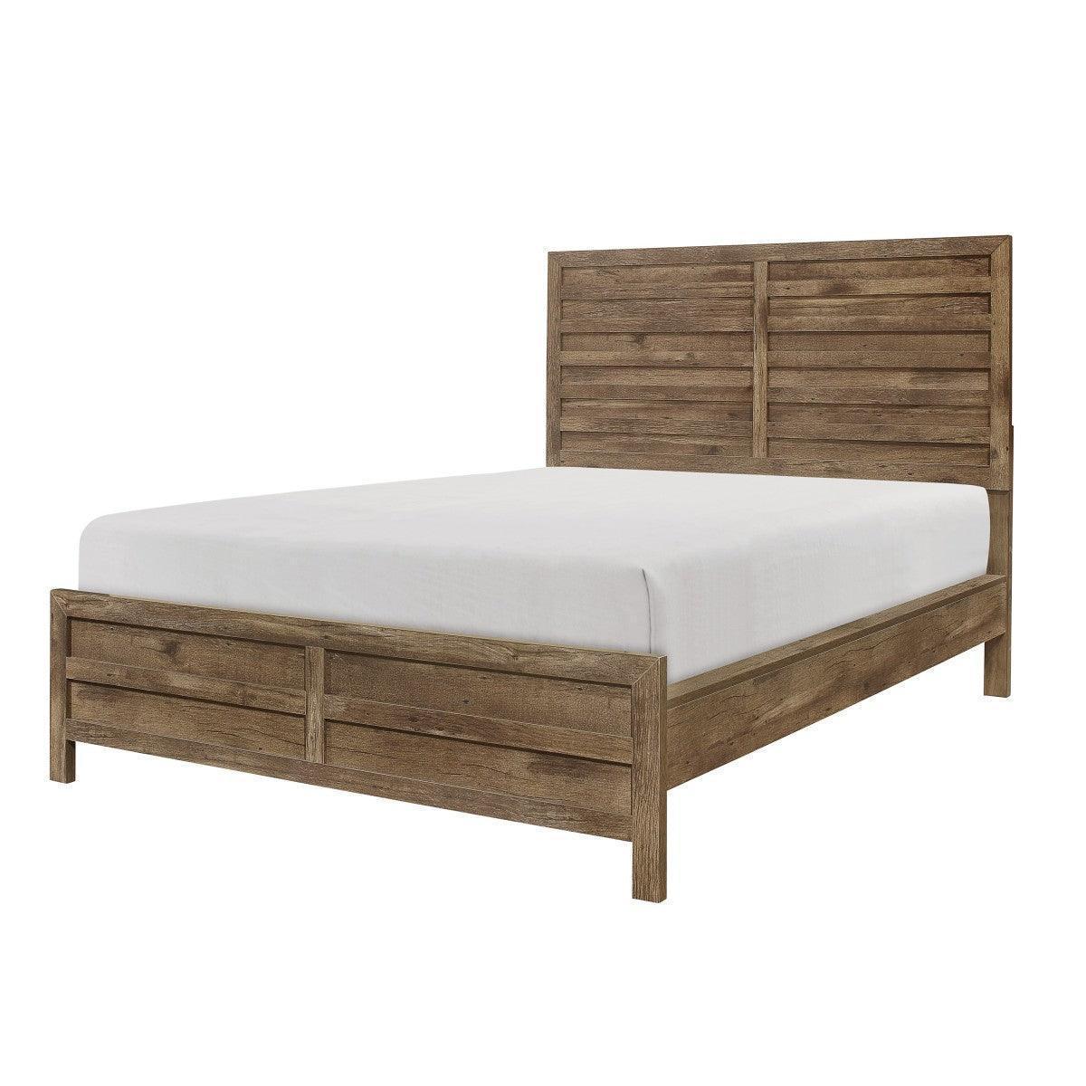 Kin Brown Panel Queen Bed - Image 2