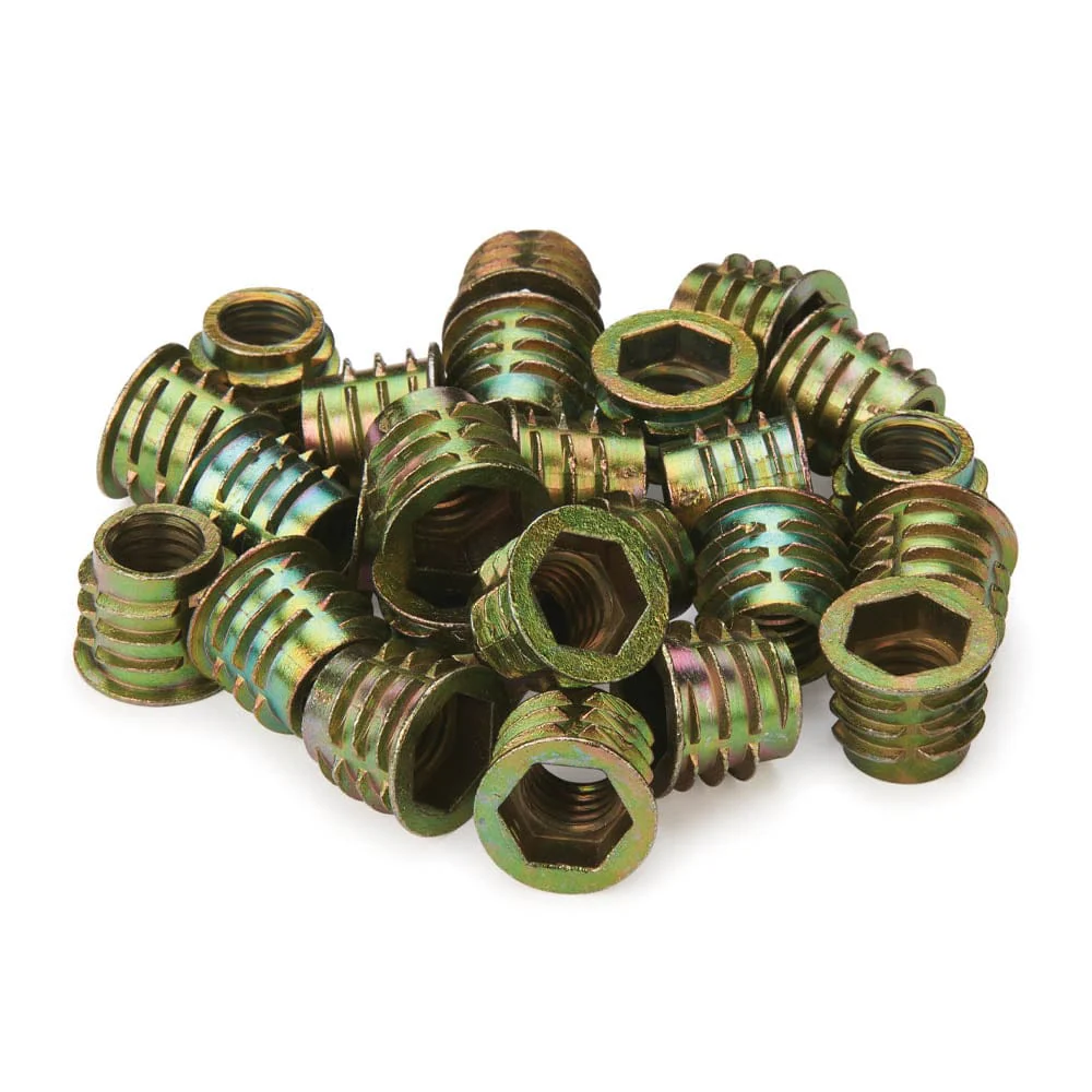 E-Z Hex 3/8-16 Threaded Insert - Flanged - 25 Piece - Image 2