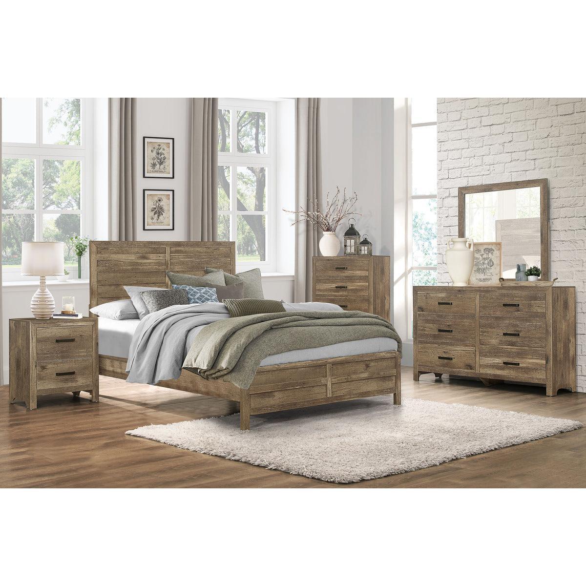 Kin Brown Panel King Bed - Image 3