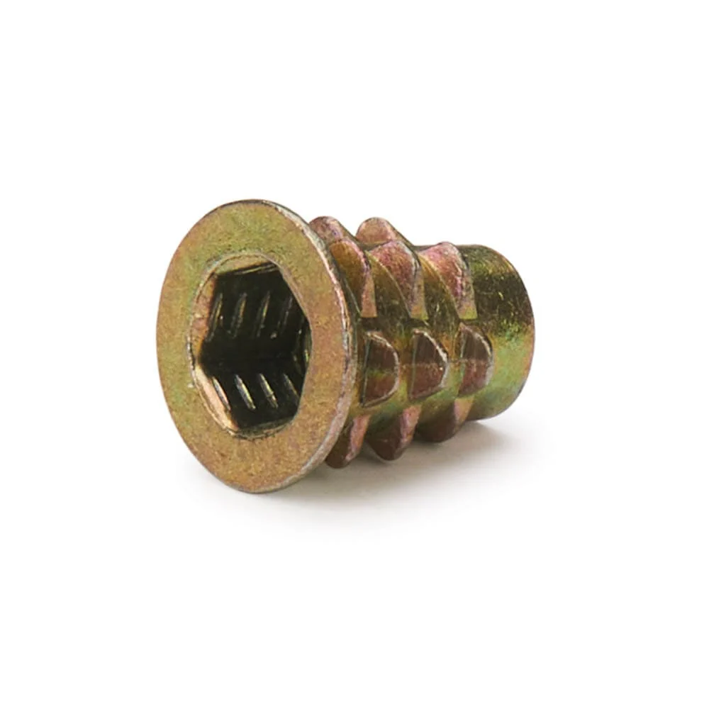 E-Z Hex 1/4-20 Threaded Insert – Flanged – 25 Piece