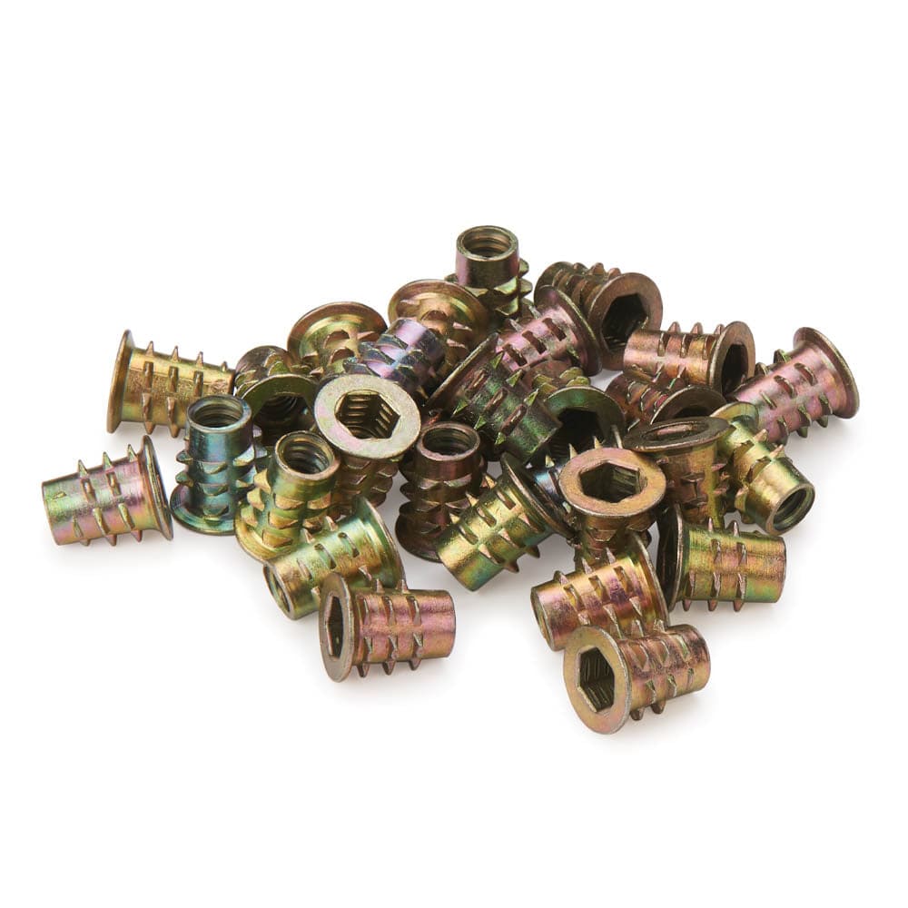 E-Z Hex 1/4-20 Threaded Insert - Flanged - 25 Piece - Image 2