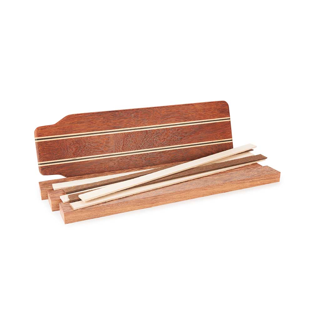 Exotic Cutting Board Kit - 3/4" x 5" x 16" - Andira, Hard Maple & Wenge - Image 1