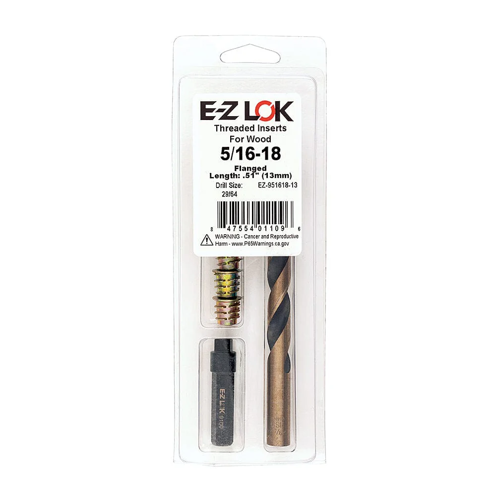 E-Z Hex 5/16-18 Threaded Insert Kit - Flanged - Image 1