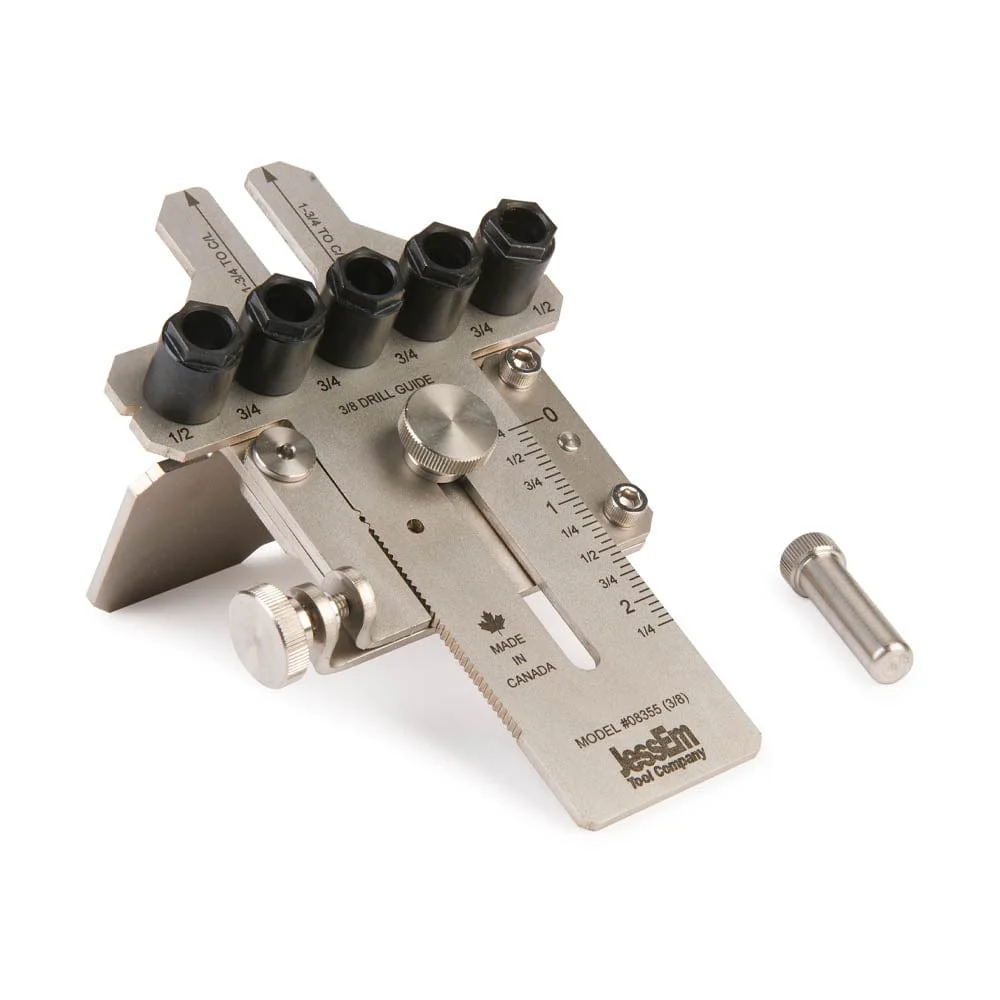 Stainless Steel Doweling Jig with Angle – 3/8″
