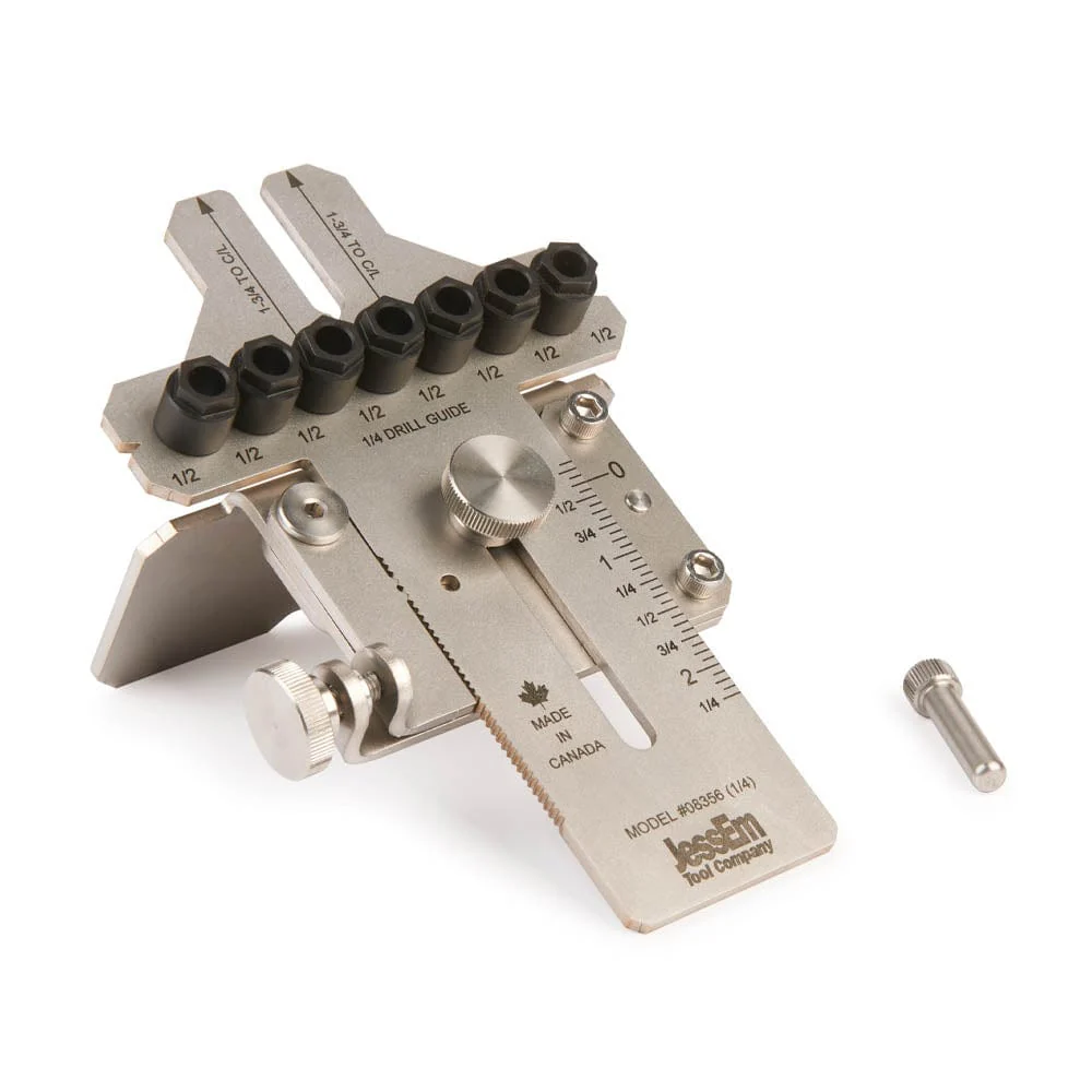 Stainless Steel Doweling Jig with Angle – 1/4″