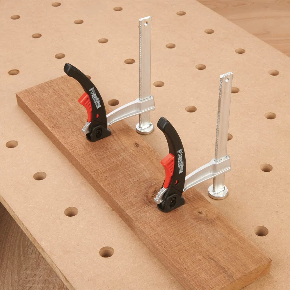 6” Ratcheting Lever Clamp for 20 mm MFT Style Table – 2 Piece - Image 2