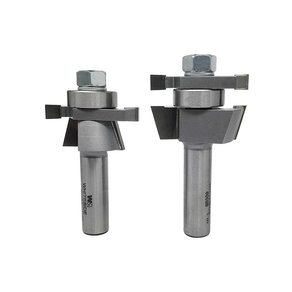 6008 Shaker Stile & Rail Router Bit Set – 7/32″ Panel
