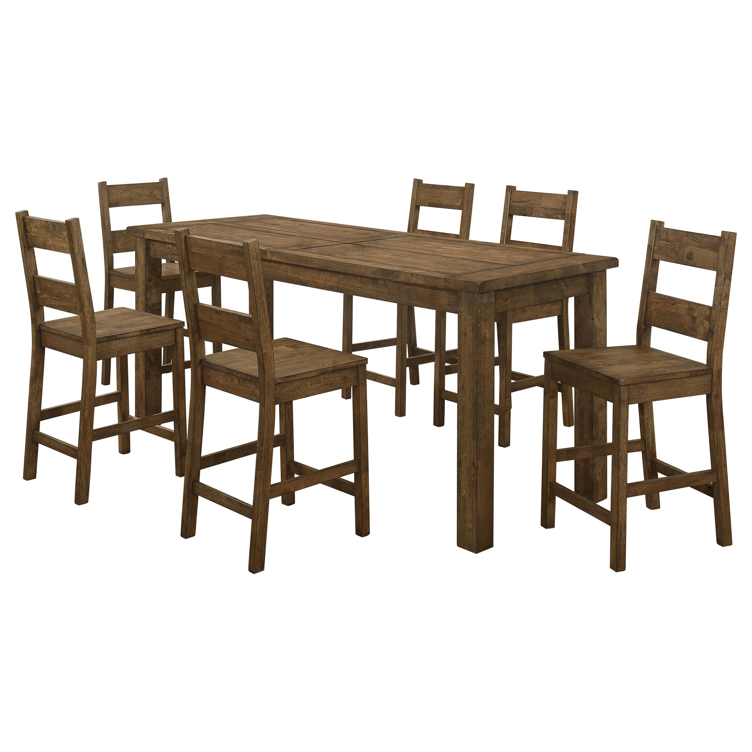Coleman Golden Brown Counter Height Set - Image 2