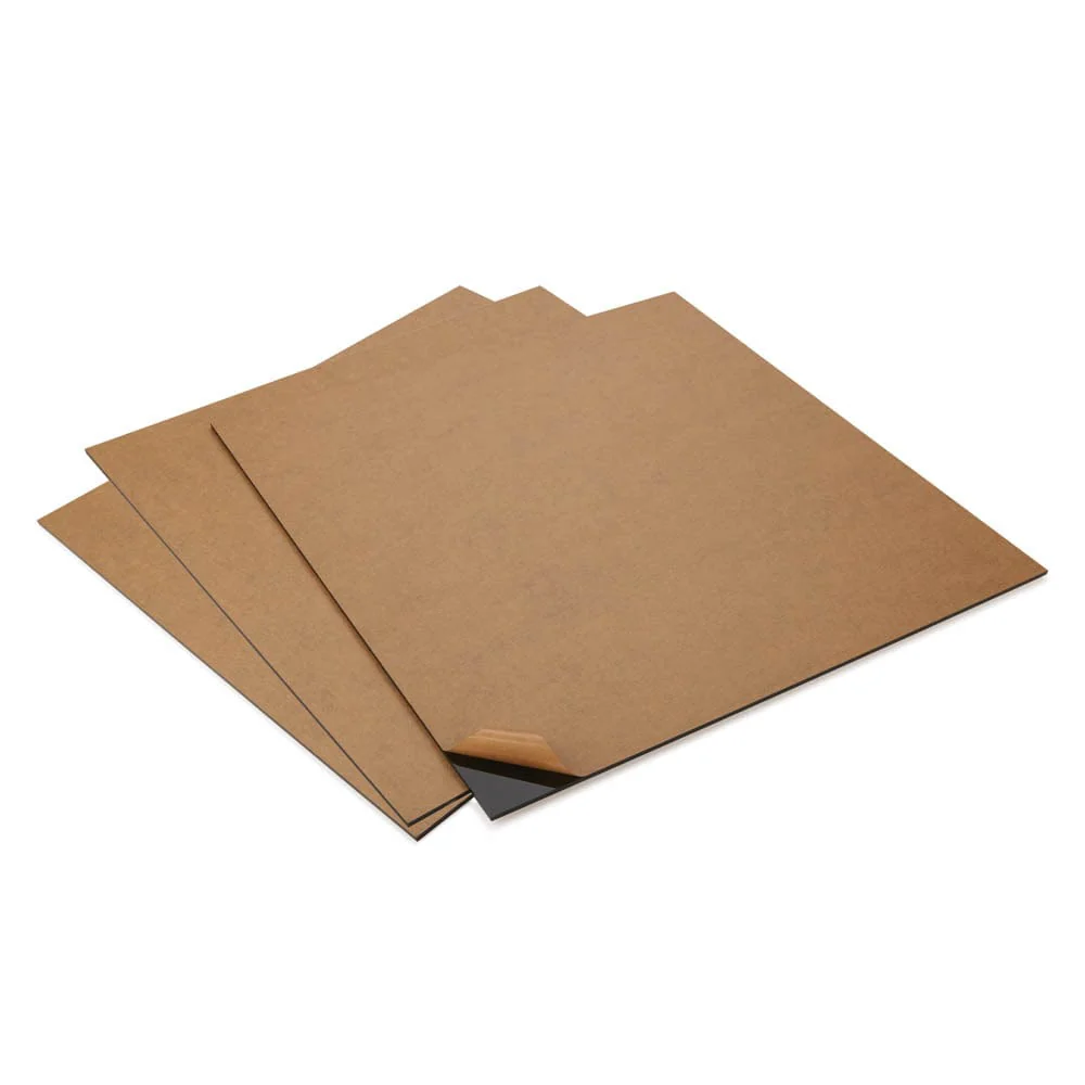 1/8" Engravable Opaque Glossy Plexiglass Sheets - Black - 12" x 12" - 3 Piece - Image 1