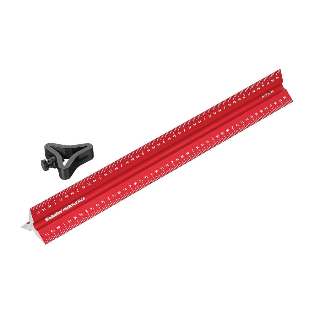 HexScale Rule with Stop - 12" - Image 1