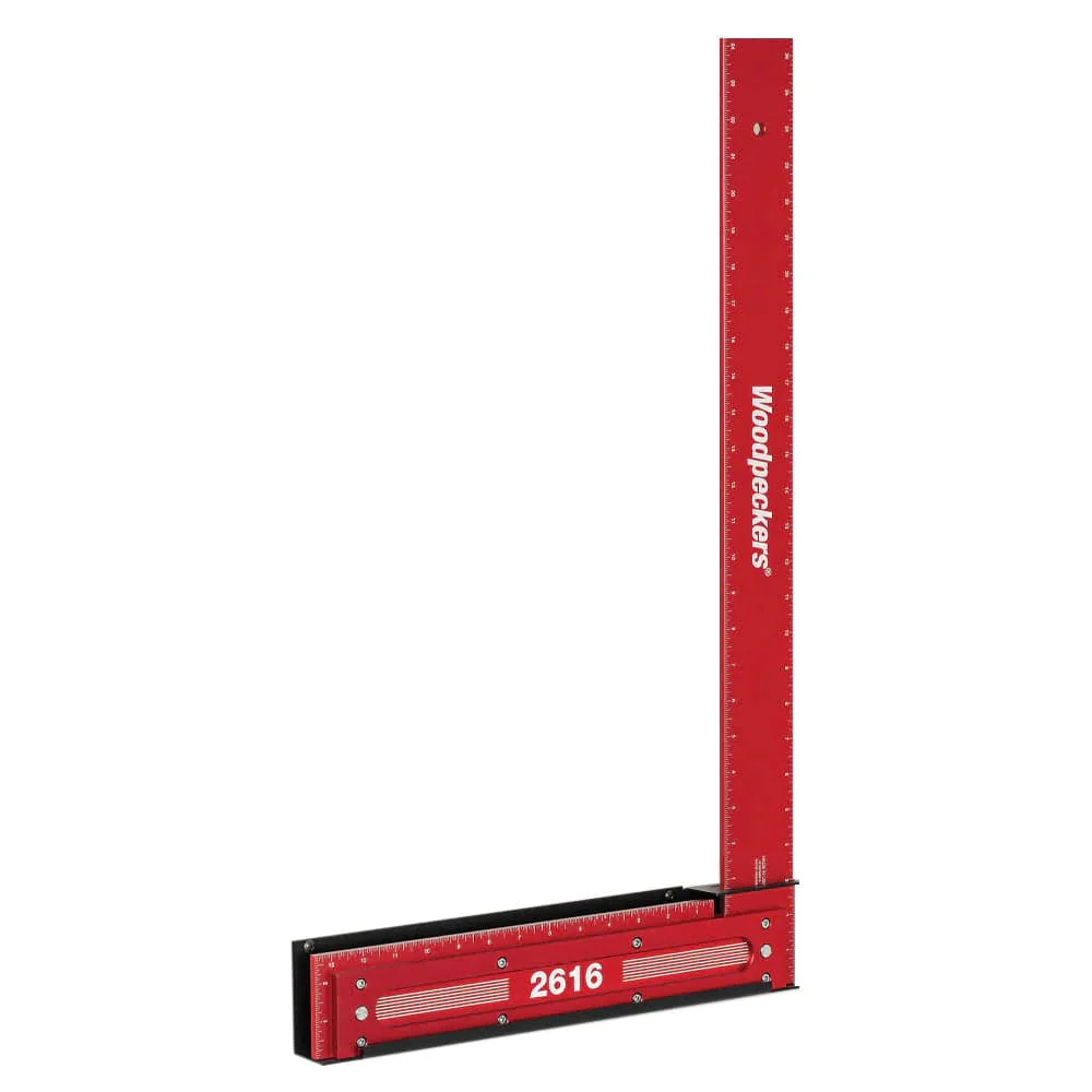 Precision Woodworking Square with Rack-It – 26″