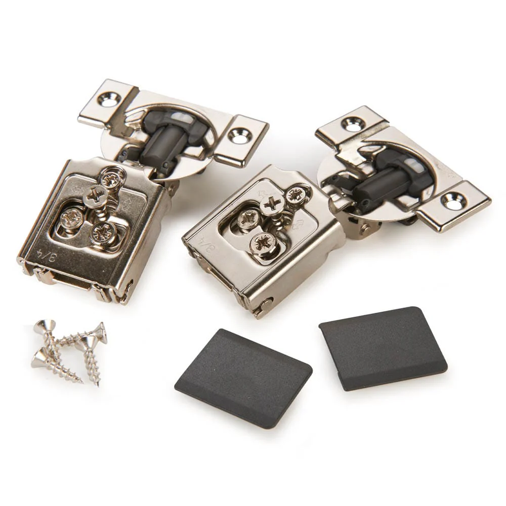 Premium Compact Clip Hinge for Face Frame Cabinets – 3/4″ Overlay – 105 Degree with BLUMOTION – 1 Pair
