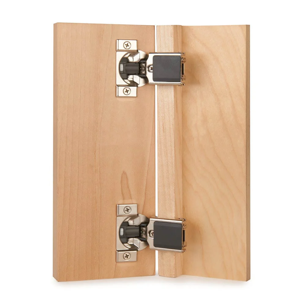Premium Compact Clip Hinge for Face Frame Cabinets - 3/4" Overlay - 105 Degree with BLUMOTION - 1 Pair - Image 2