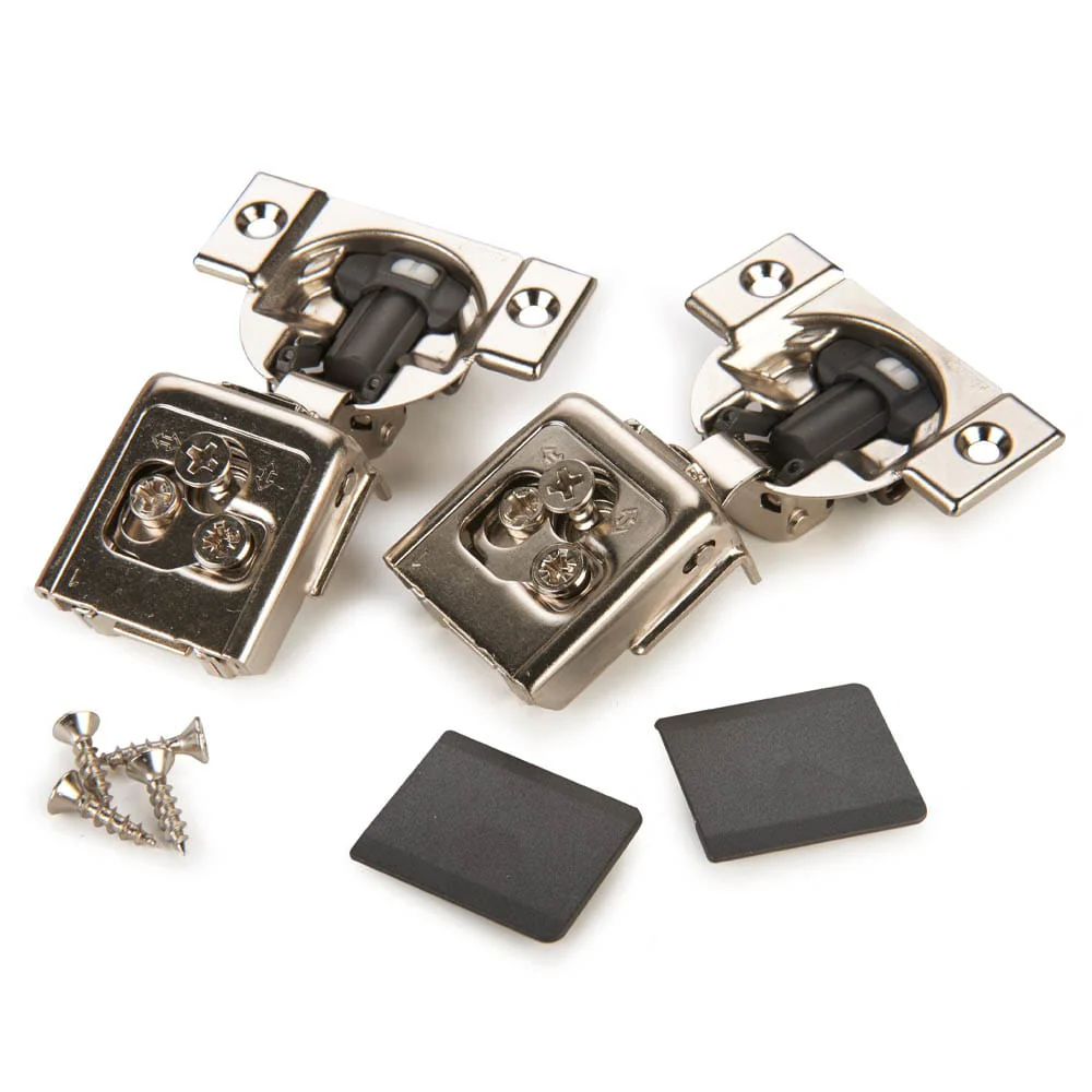 Premium Compact Clip Hinge for Face Frame Cabinets – 1″ Overlay – 110 Degree with BLUMOTION – 1 Pair