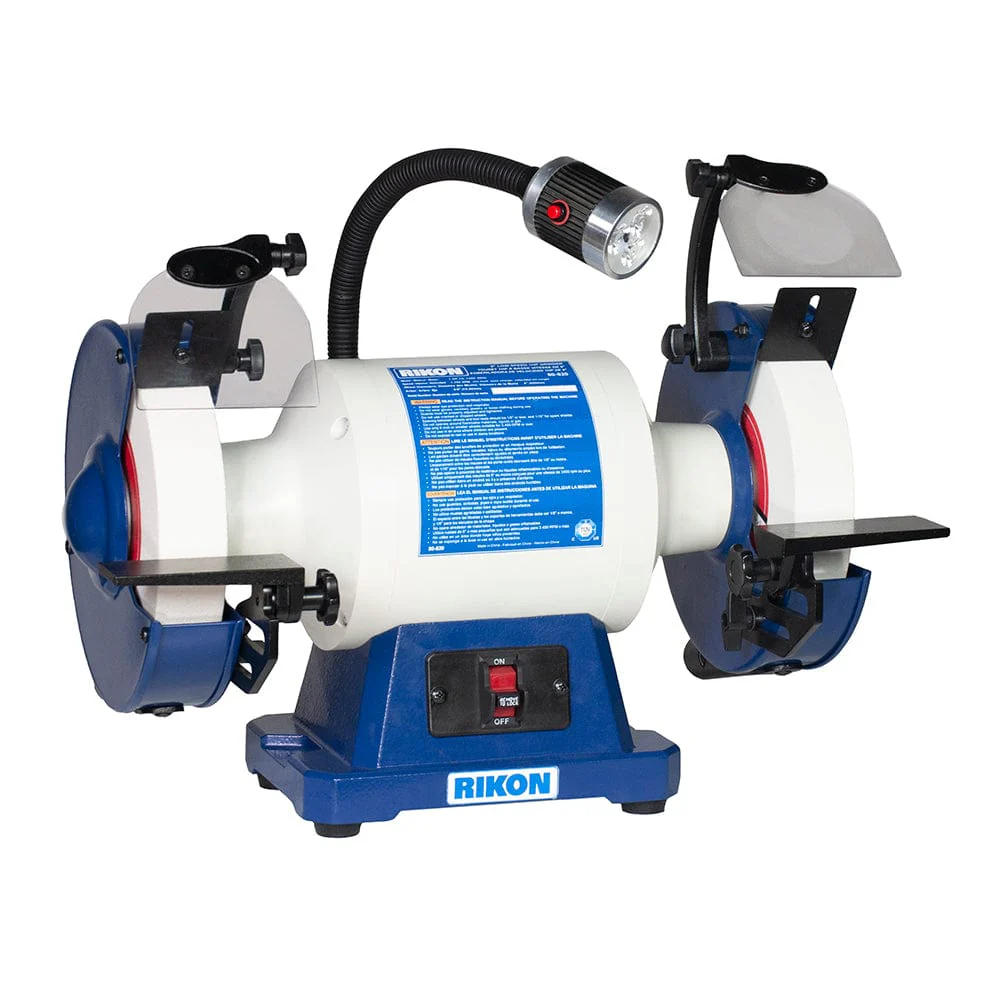 8" Slow Speed Grinder - 1.5" Stone - 1HP - Image 2