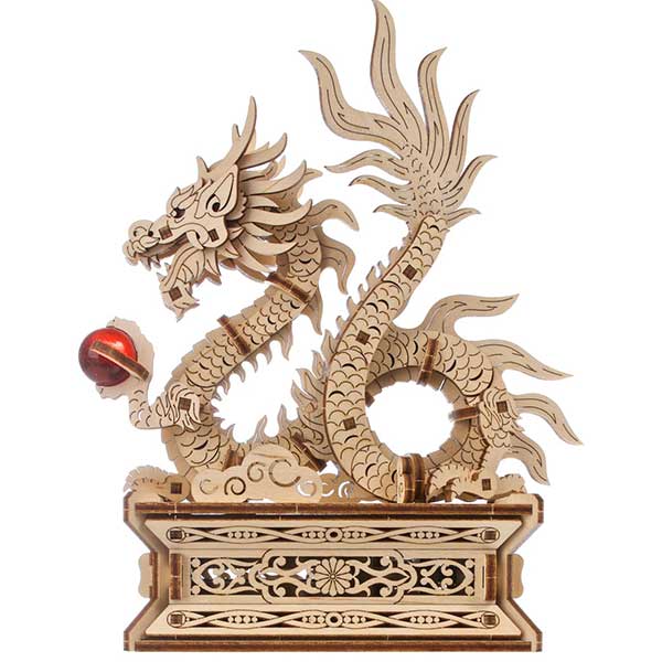 Wooden Dragon Model Kit - Image 1
