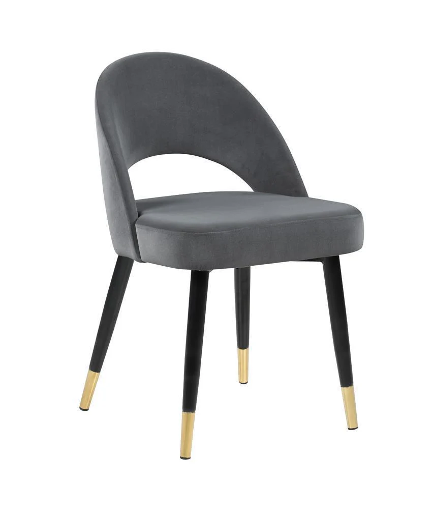 Lindsey Arched Back Upholstered Side Chairs Gray (Set of 2) - Image 1
