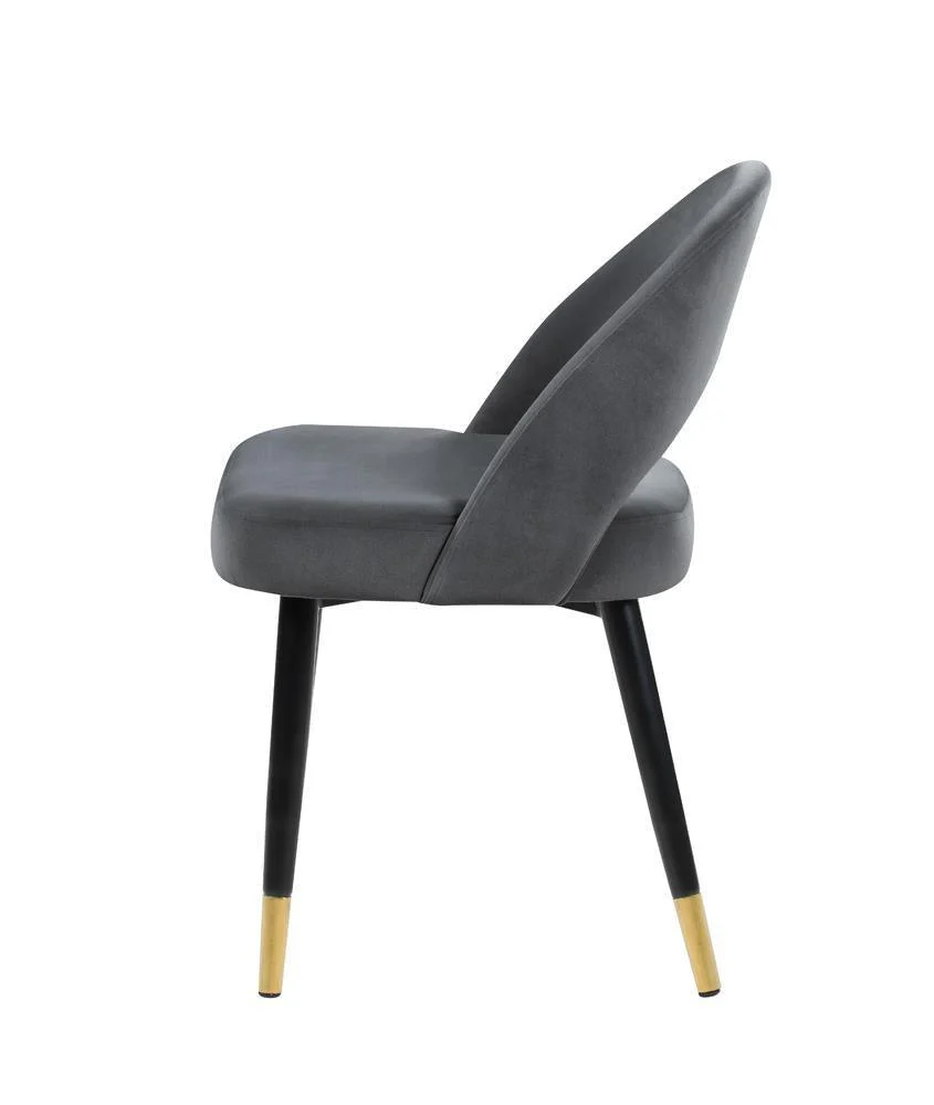 Lindsey Arched Back Upholstered Side Chairs Gray (Set of 2) - Image 3